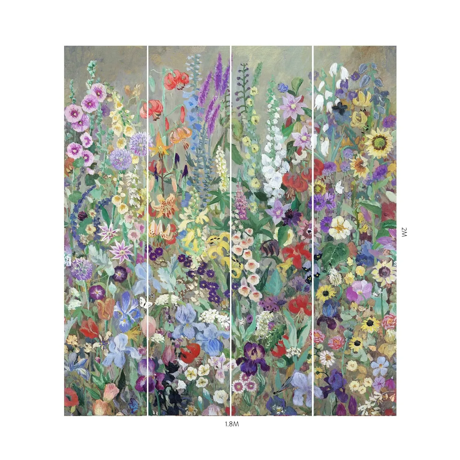 House of Hackney Floribunda Magna wallpaper in Zenith – SKU 1-WA-FLB-DI-ZEI-XXX