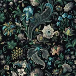 House of Hackney Florika wallpaper in Onyx – SKU 1-WA-FLO-DI-ONX-XXX