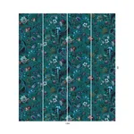 House of Hackney Florika Wallpaper – Petrol | Wallpaper Twins House of Hackney Florika wallpaper in Petrol – SKU 1-WA-FLO-DI-PET-XXX