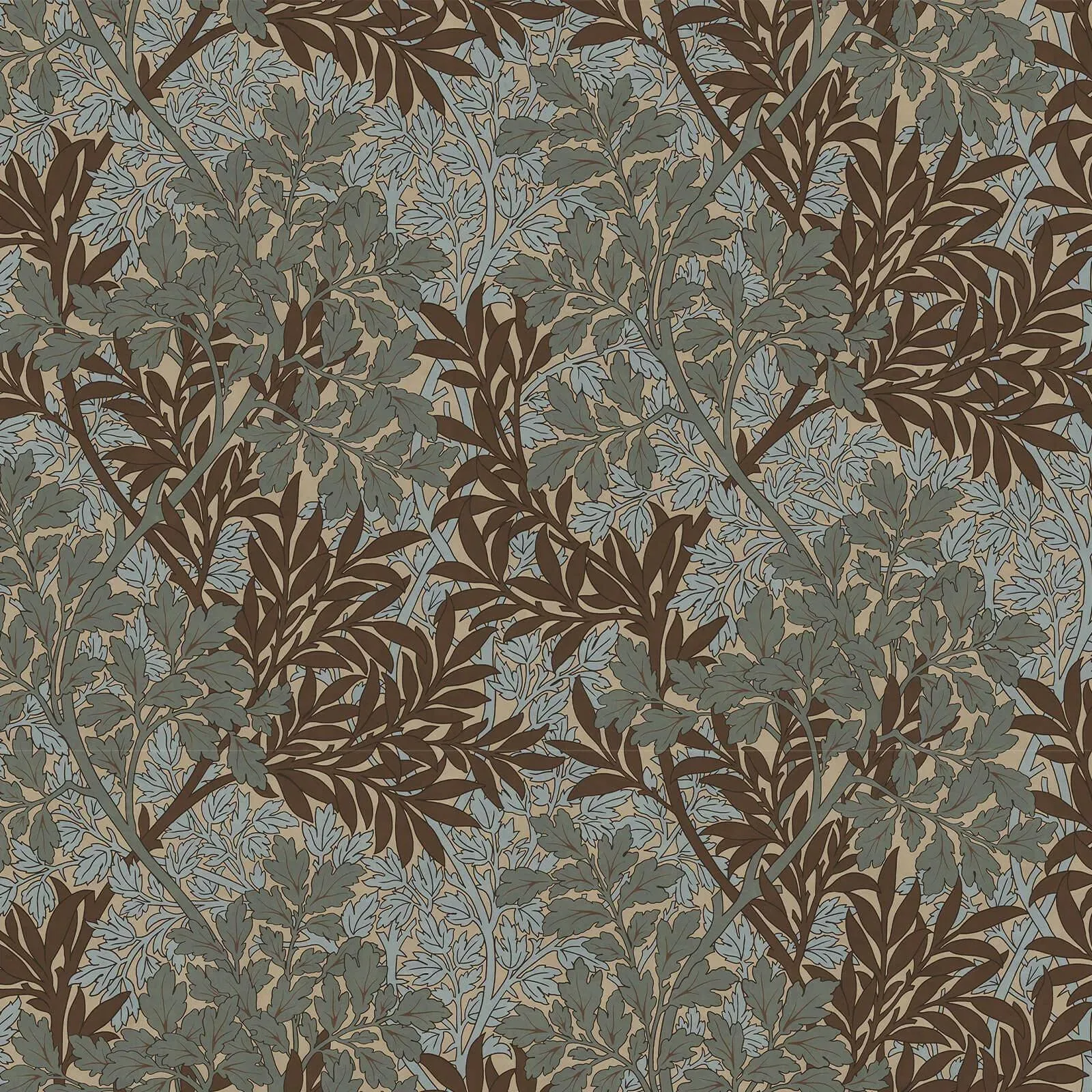 House of Hackney Foliage wallpaper in Forest – SKU 1-WA-FLG-DI-FOR-XXX