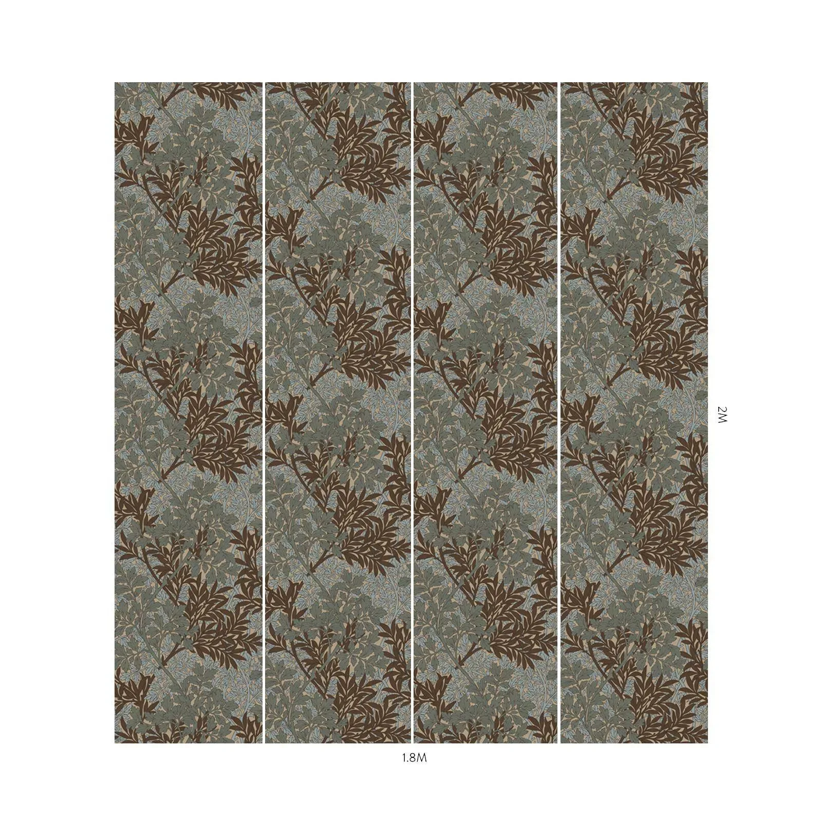 House of Hackney Foliage Wallpaper – Forest | Wallpaper Twins House of Hackney Foliage wallpaper in Forest – SKU 1-WA-FLG-DI-FOR-XXX