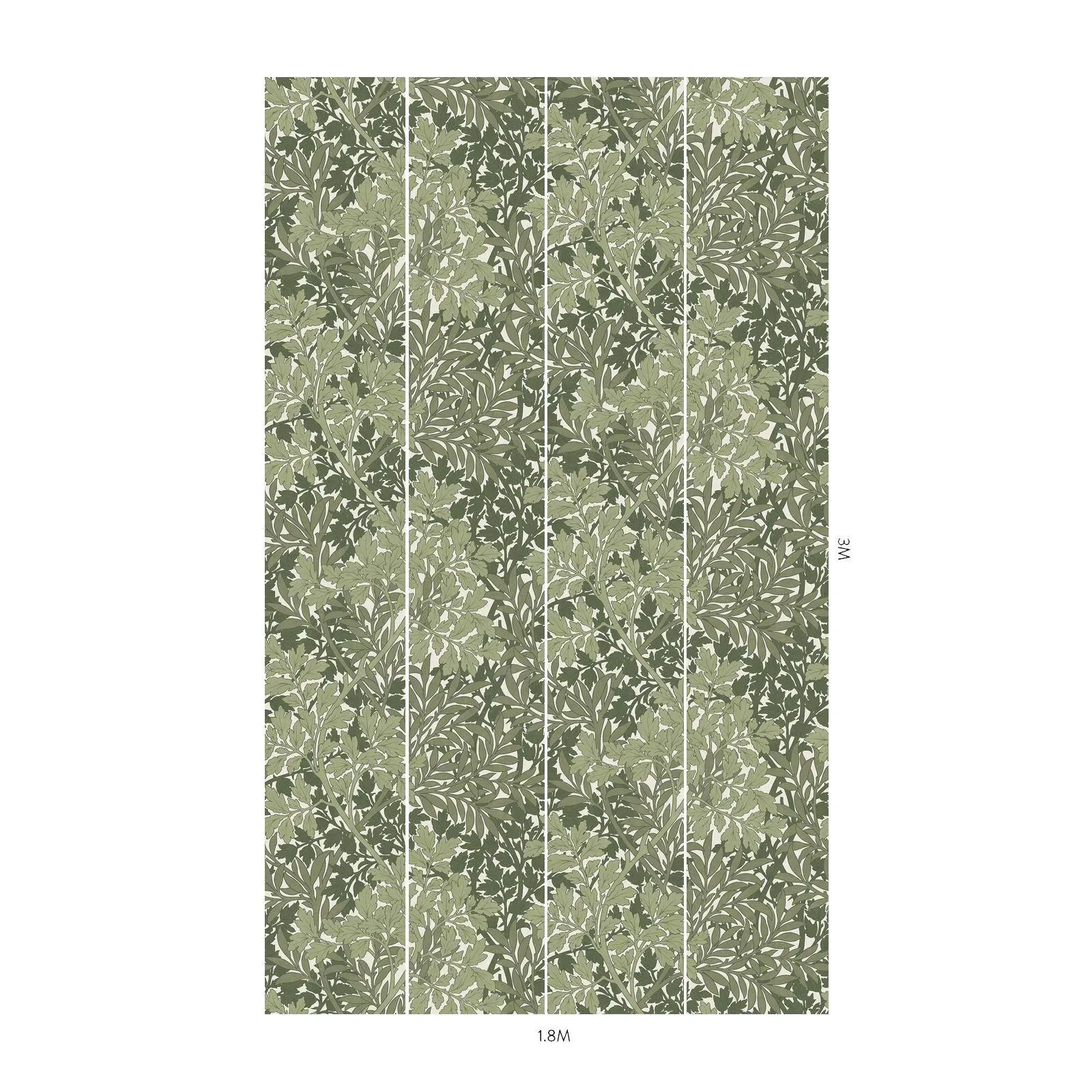 House of Hackney Foliage Magna wallpaper in Apple – SKU 1-WA-FLG-DI-APP-XXX