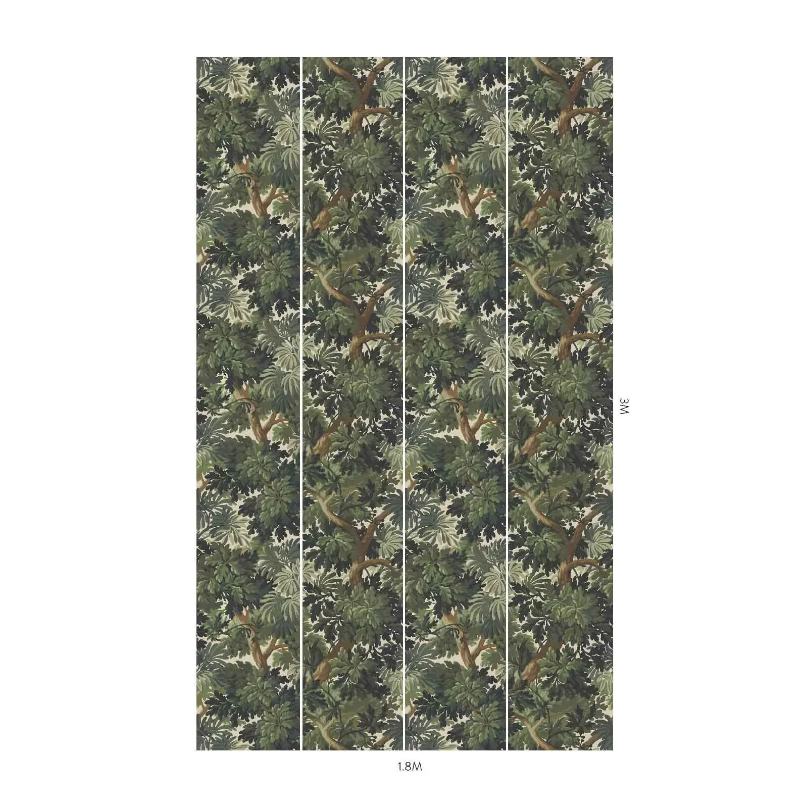 House of Hackney Foris Magna wallpaper in Verdure – SKU 1-WA-FOM-DI-VDR-XXX