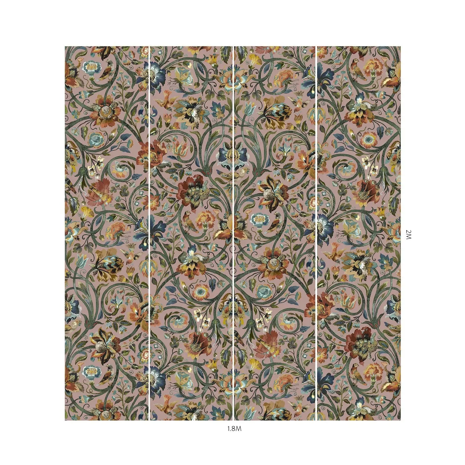 House of Hackney Gaia wallpaper in Blush – SKU 1-WA-GAI-DI-BLS-XXX