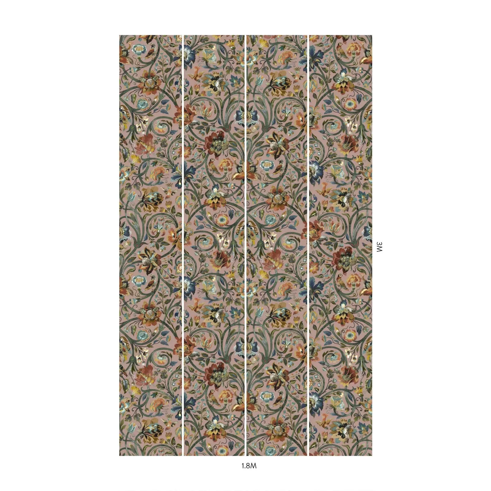 House of Hackney Gaia wallpaper in Blush – SKU 1-WA-GAI-DI-BLS-XXX