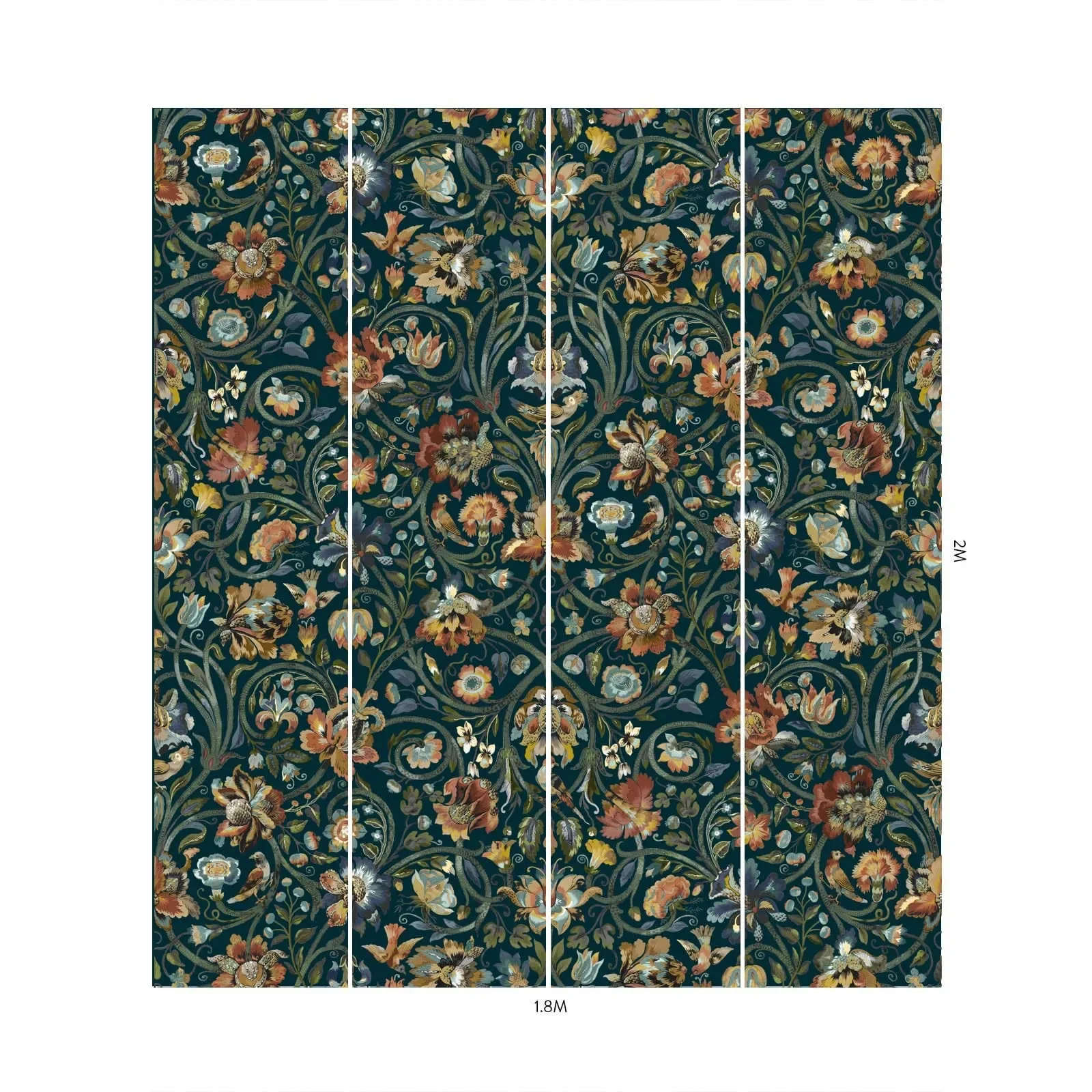 House of Hackney Gaia wallpaper in Midnight – SKU 1-WA-GAI-DI-MID-XXX