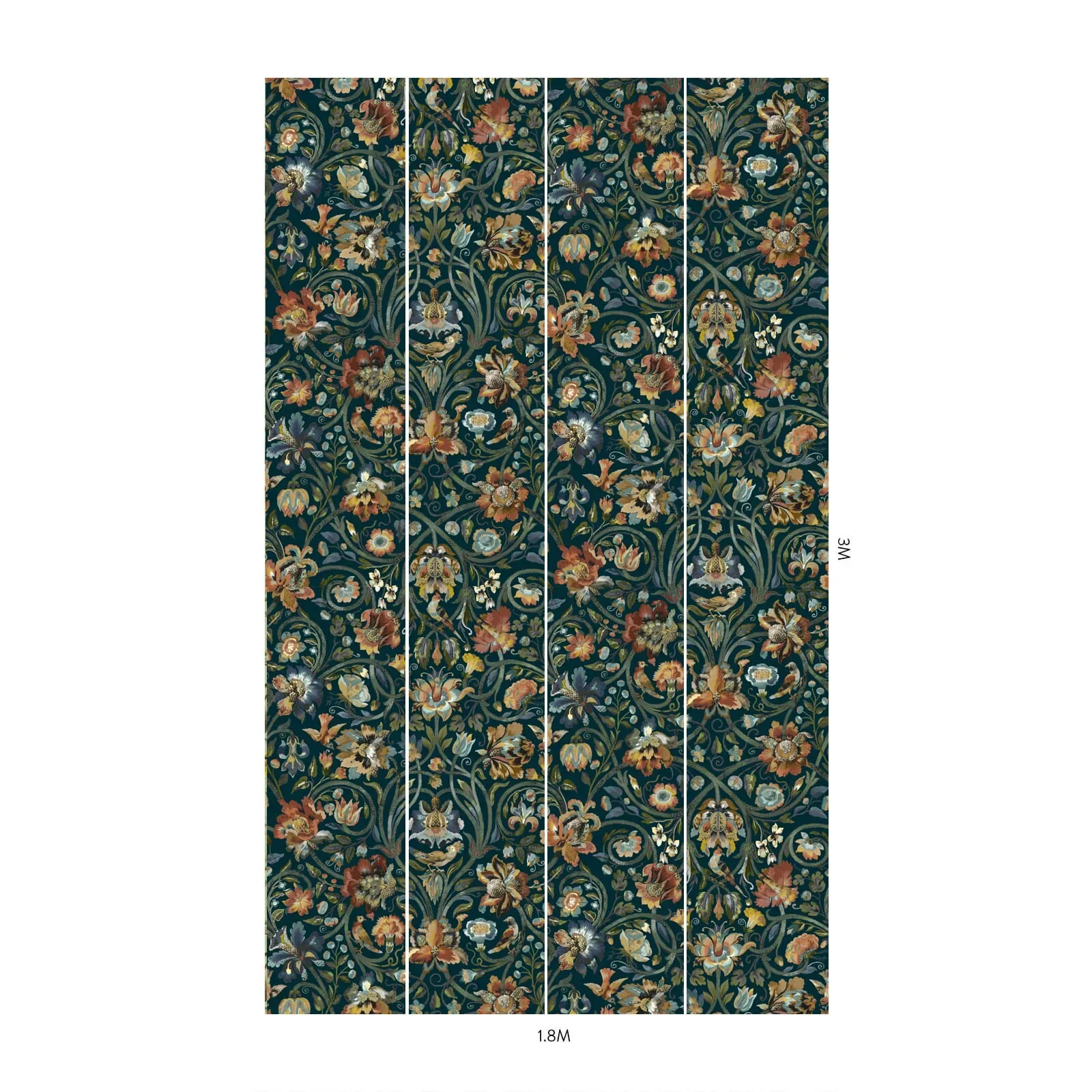 House of Hackney Gaia wallpaper in Midnight – SKU 1-WA-GAI-DI-MID-XXX