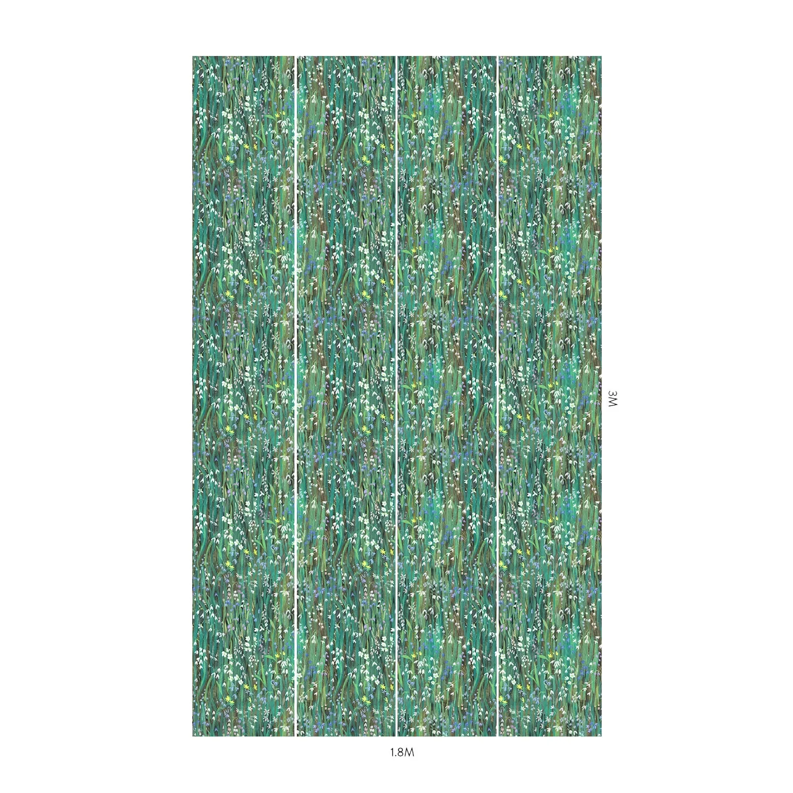 House of Hackney Galanthi wallpaper in Viridis – SKU 1-WA-GAL-DI-VRD-XXX