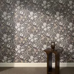 House of Hackney Golden Lily wallpaper in Black – SKU 1-WA-GOL-DI-BLK-XXX