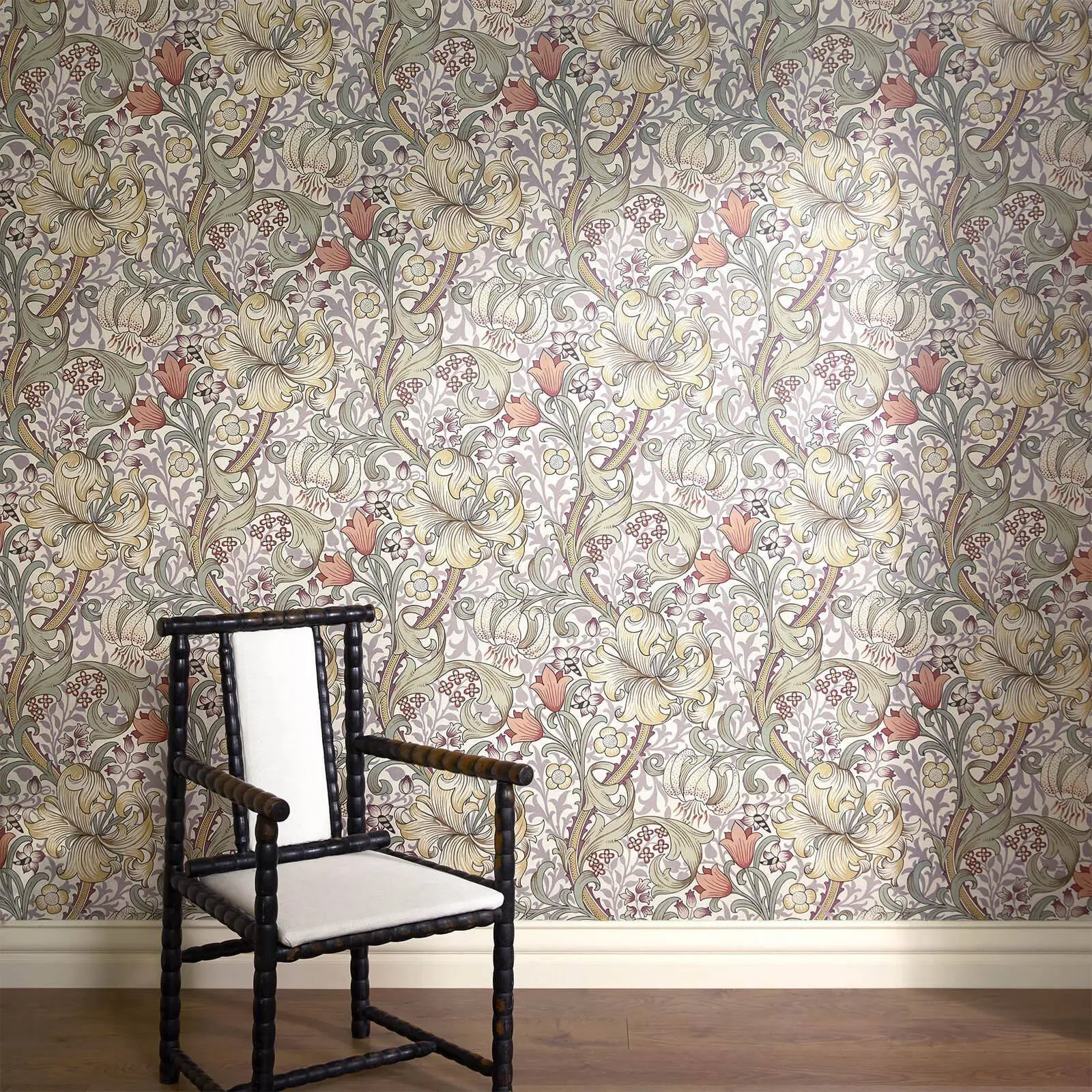 House of Hackney Golden Lily Wallpaper – Cirrus | Wallpaper Twins House of Hackney Golden Lily wallpaper in Cirrus – SKU 1-WA-GOL-DI-CIR-XXX