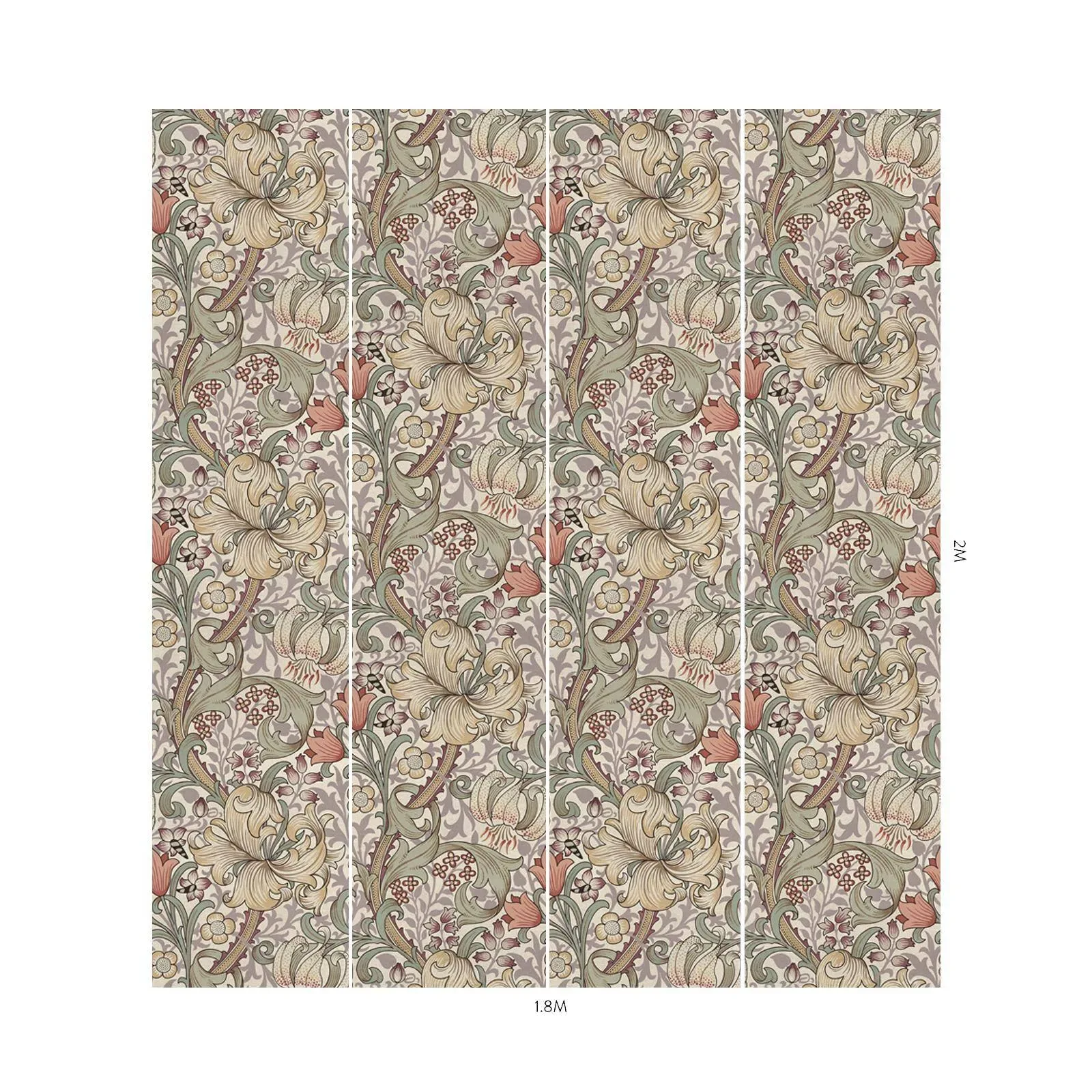 House of Hackney Golden Lily Wallpaper – Cirrus | Wallpaper Twins House of Hackney Golden Lily wallpaper in Cirrus – SKU 1-WA-GOL-DI-CIR-XXX