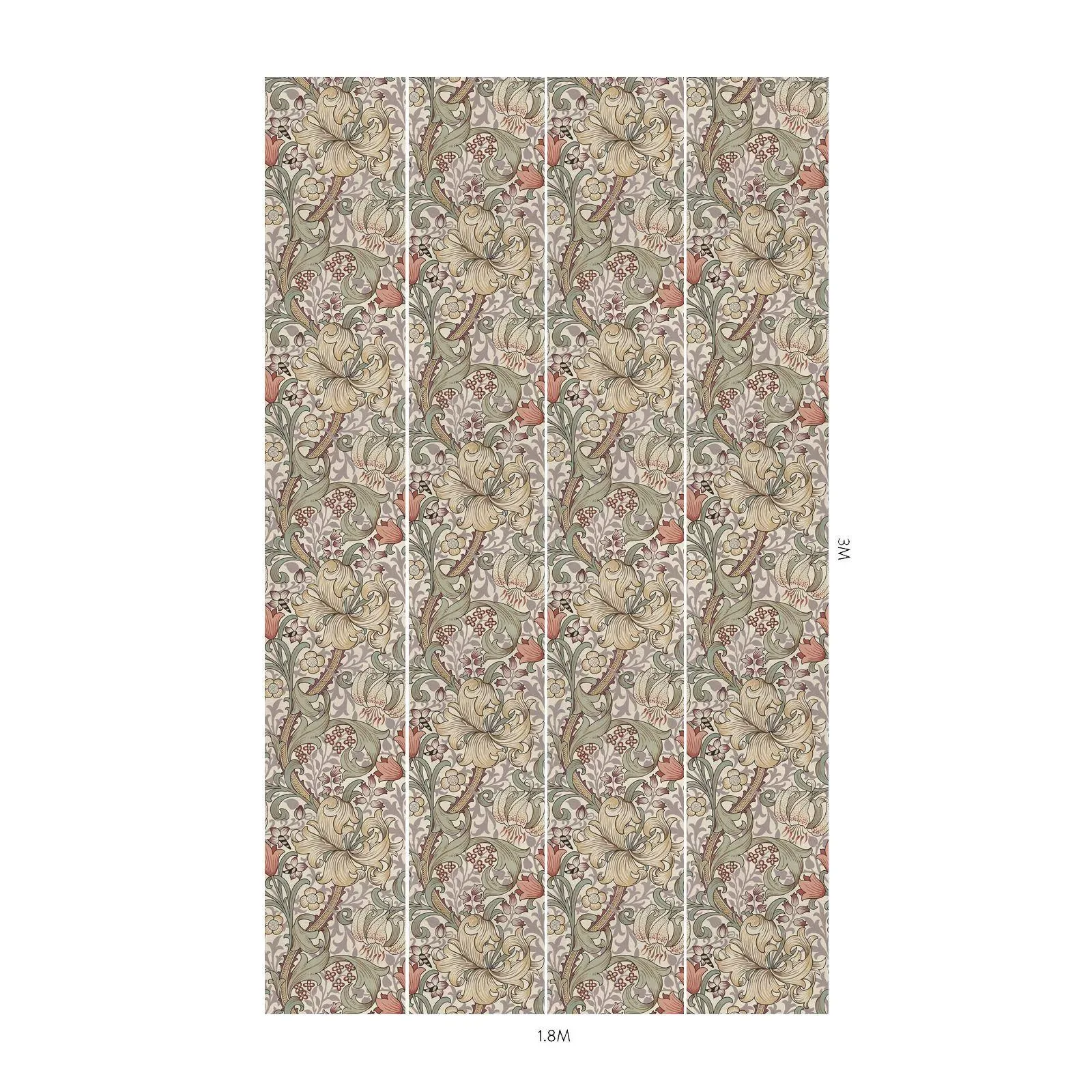 House of Hackney Golden Lily Wallpaper – Cirrus | Wallpaper Twins House of Hackney Golden Lily wallpaper in Cirrus – SKU 1-WA-GOL-DI-CIR-XXX