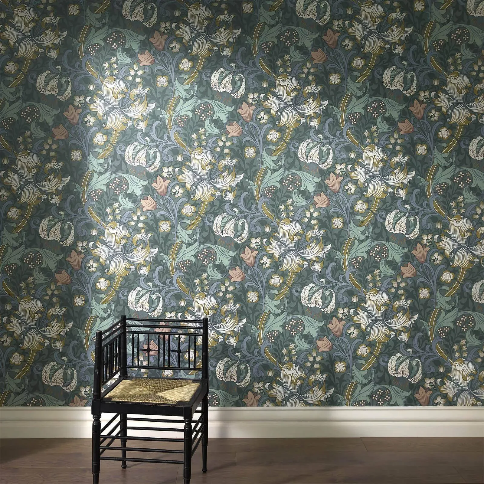 House of Hackney Golden Lily Wallpaper – Euphorbia | Wallpaper Twins House of Hackney Golden Lily wallpaper in Euphorbia – SKU 1-WA-GOL-DI-EUP-XXX