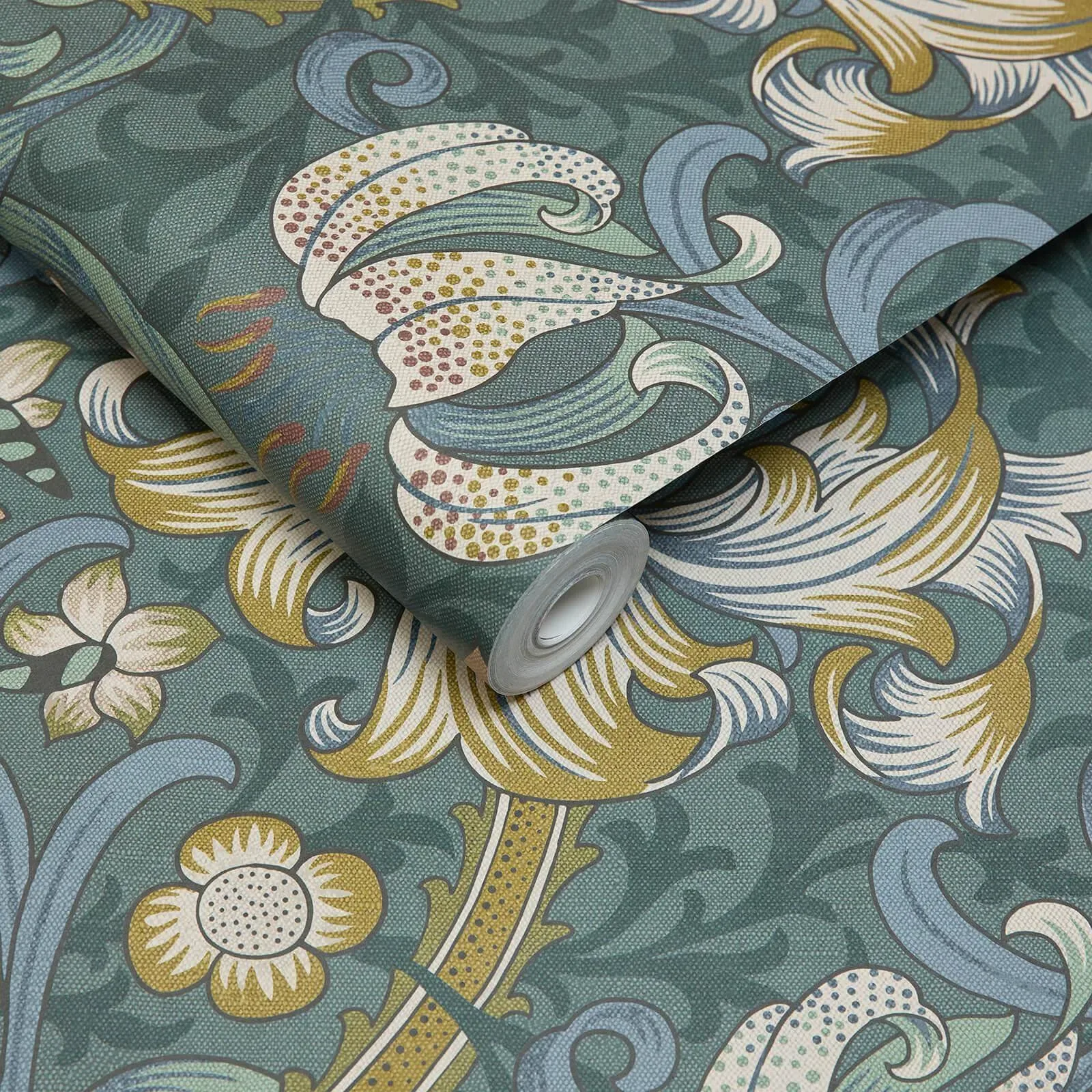 House of Hackney Golden Lily Wallpaper – Euphorbia | Wallpaper Twins House of Hackney Golden Lily wallpaper in Euphorbia – SKU 1-WA-GOL-DI-EUP-XXX