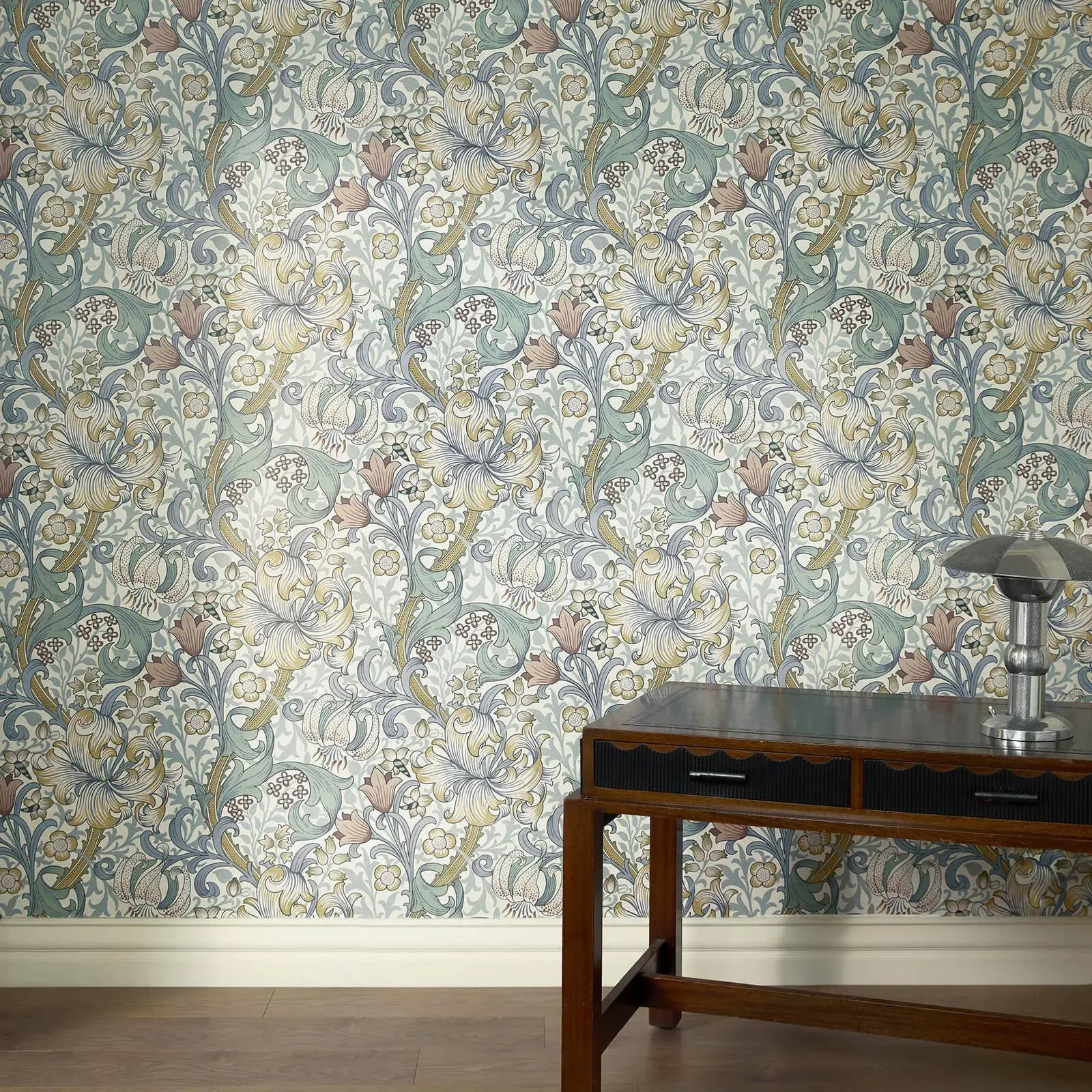 House of Hackney Golden Lily Wallpaper – Moonstone | Wallpaper Twins House of Hackney Golden Lily wallpaper in Moonstone – SKU 1-WA-GOL-DI-MOO-XXX