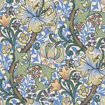 House of Hackney Golden Lily wallpaper in Sky – SKU 1-WA-GOL-DI-SKY-XXX