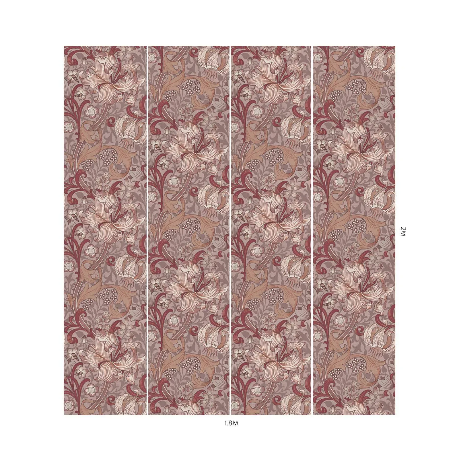 House of Hackney Golden Lily Wallpaper – Tourmaline | Wallpaper Twins House of Hackney Golden Lily wallpaper in Tourmaline – SKU 1-WA-GOL-DI-TOU-XXX