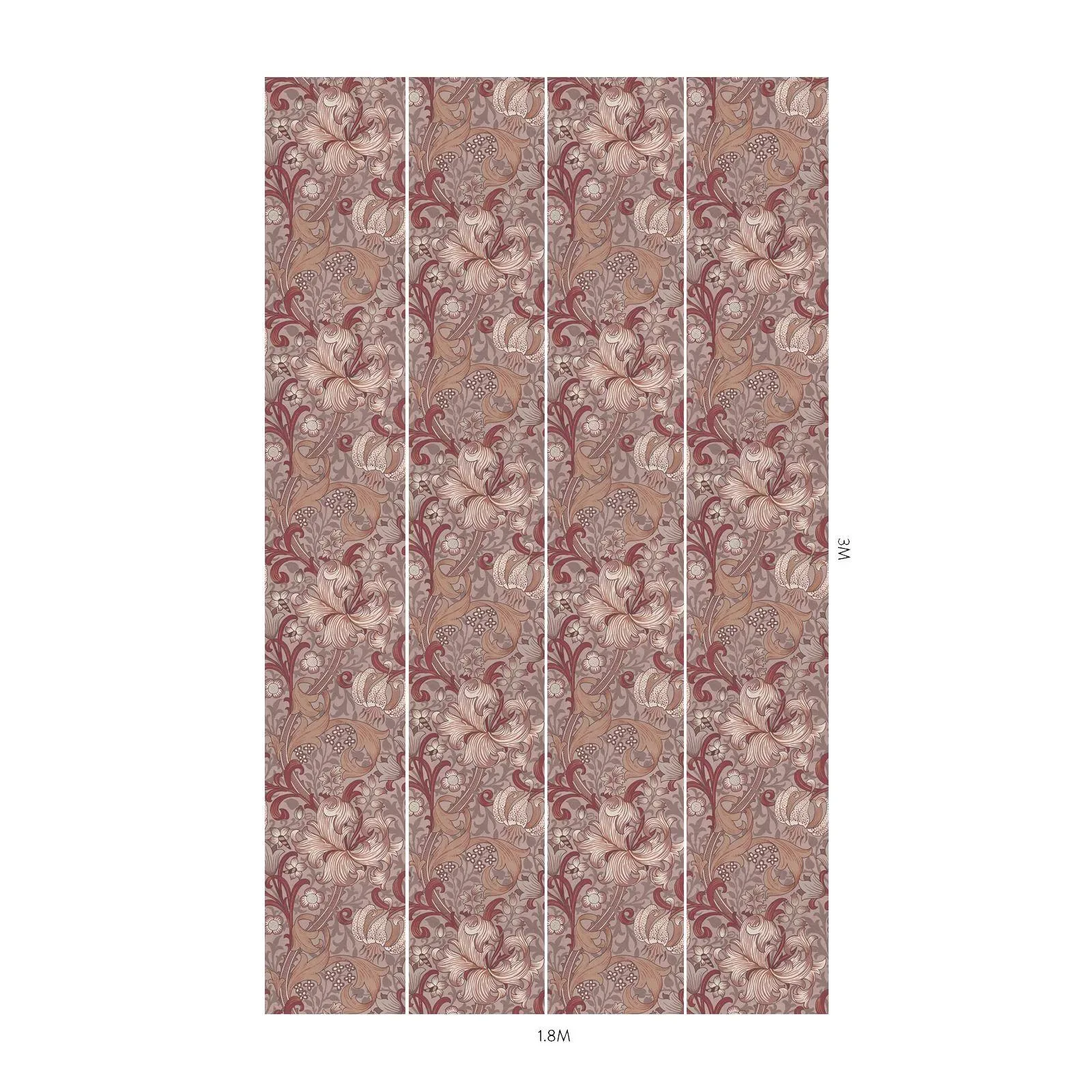 House of Hackney Golden Lily Wallpaper – Tourmaline | Wallpaper Twins House of Hackney Golden Lily wallpaper in Tourmaline – SKU 1-WA-GOL-DI-TOU-XXX