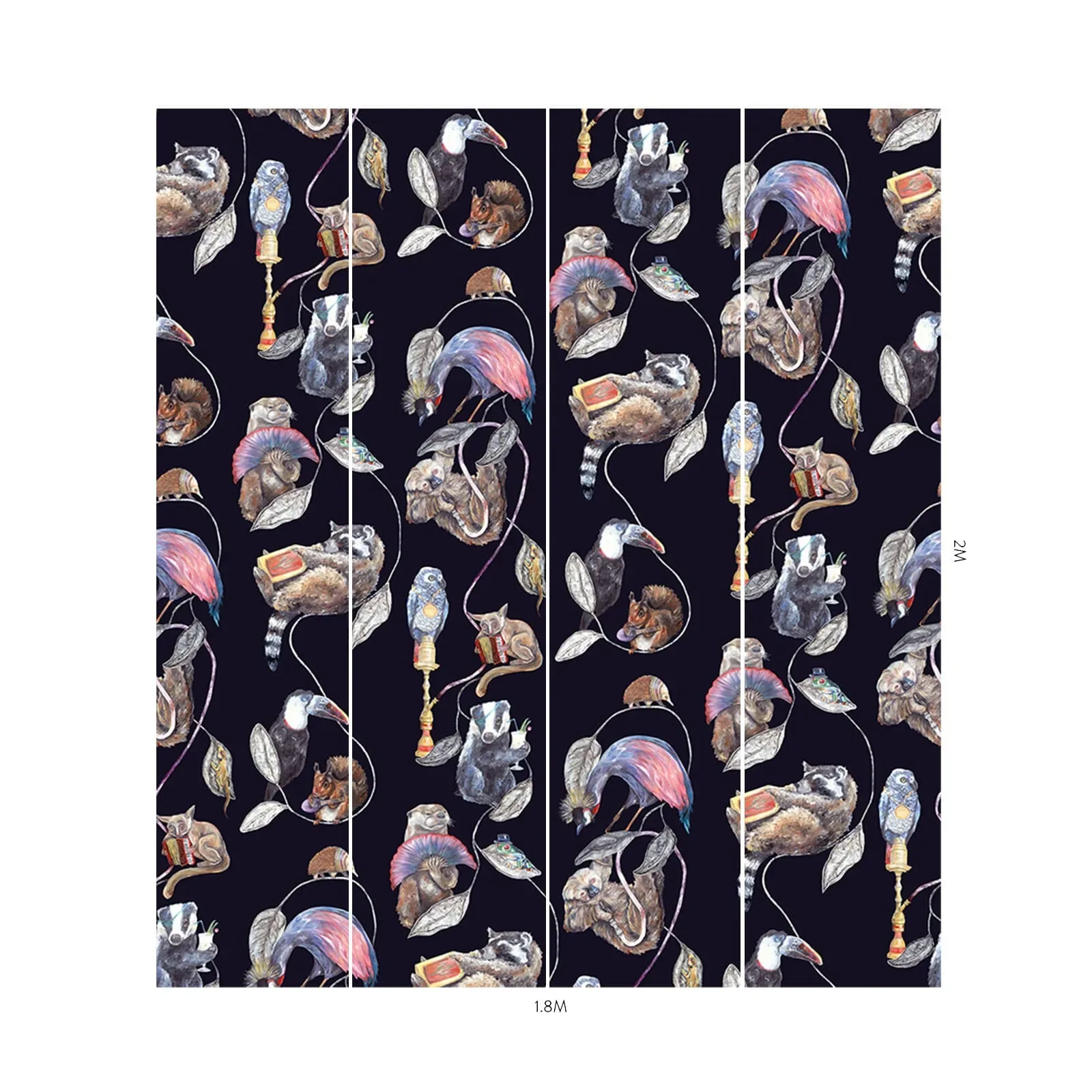 House of Hackney Hackney Empire Wallpaper – Midnight | Wallpaper Twins House of Hackney Hackney Empire wallpaper in Midnight – SKU 1-WA-HAC-DI-MID-XXX