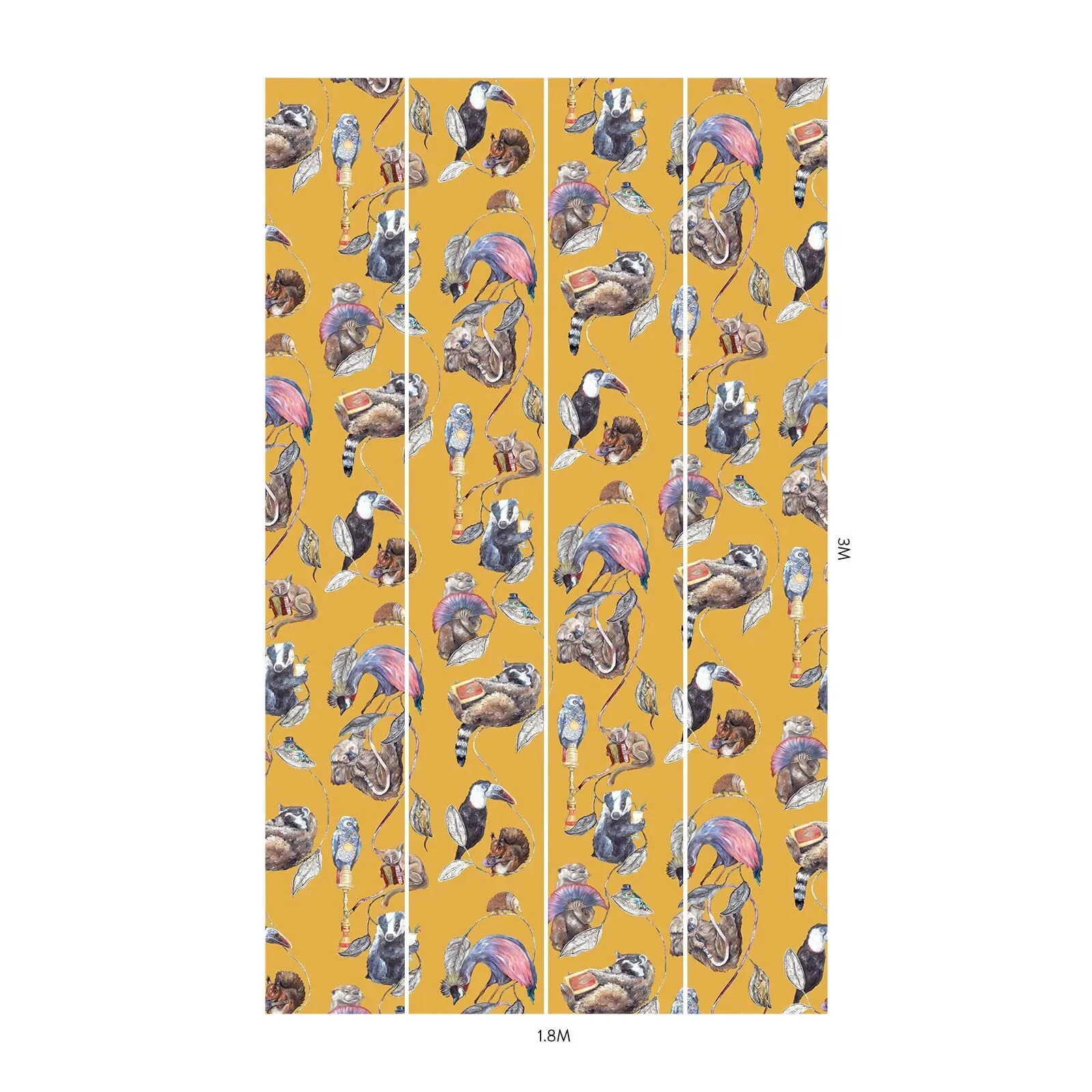 House of Hackney Hackney Empire Wallpaper – Ochre | Wallpaper Twins House of Hackney Hackney Empire wallpaper in Ochre – SKU 1-WA-HAC-DI-OCH-XXX
