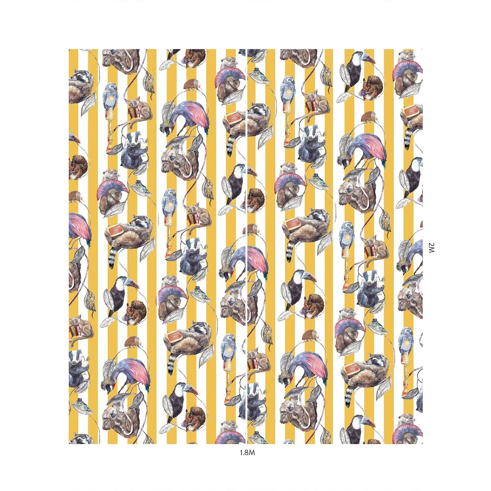 House of Hackney Hackney Empire Wallpaper – Ochre Stripe | Wallpaper Twins House of Hackney Hackney Empire wallpaper in Ochre Stripe – SKU 1-WA-HAC-DI-OCH-STR