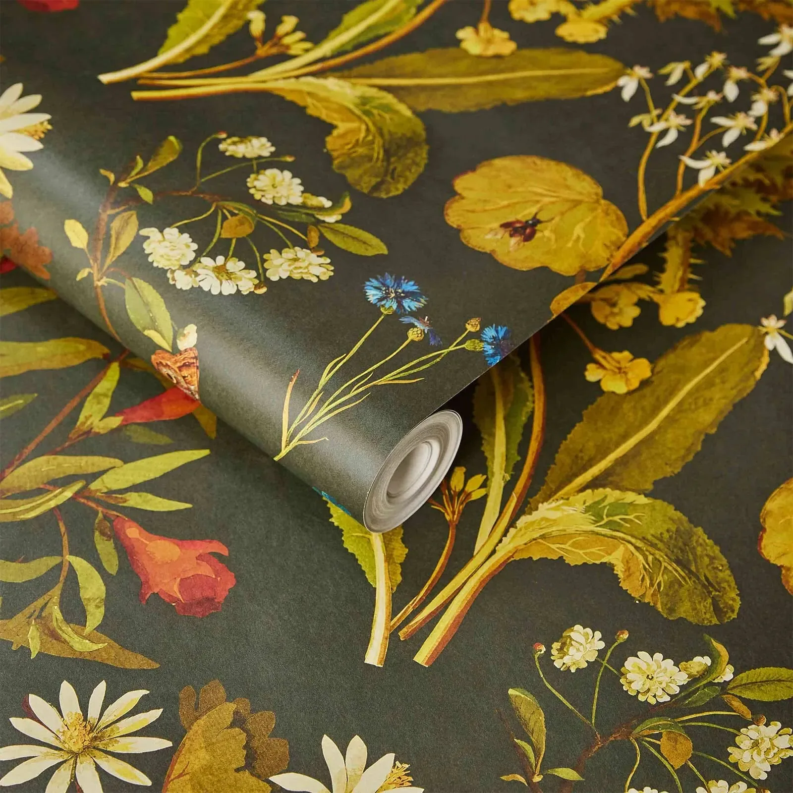 House of Hackney Herbarium Wallpaper – Midnight | Wallpaper Twins House of Hackney Herbarium wallpaper in Midnight – SKU 1-WA-HER-DI-MID-XXX