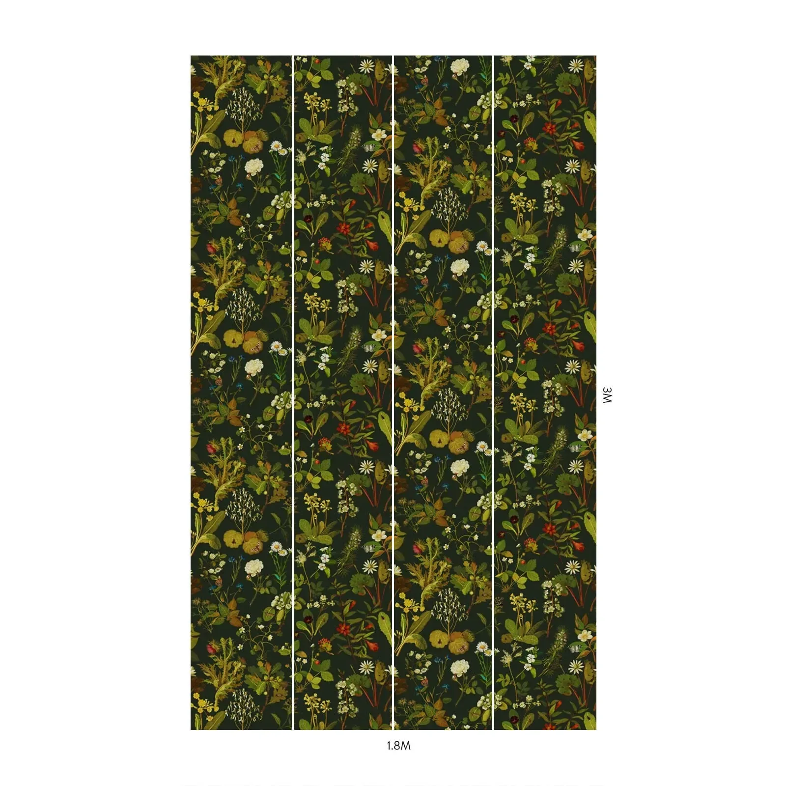 House of Hackney Herbarium Wallpaper – Midnight | Wallpaper Twins House of Hackney Herbarium wallpaper in Midnight – SKU 1-WA-HER-DI-MID-XXX