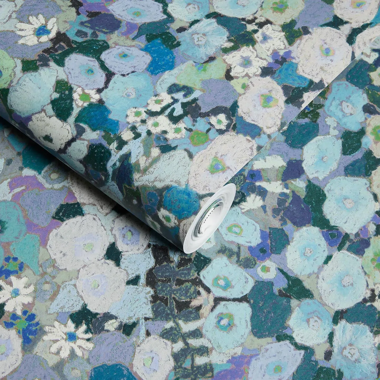 House of Hackney Hollyhocks Wallpaper – Dew | Wallpaper Twins House of Hackney Hollyhocks wallpaper in Dew – SKU 1-WA-HOL-DI-DEW-XXX
