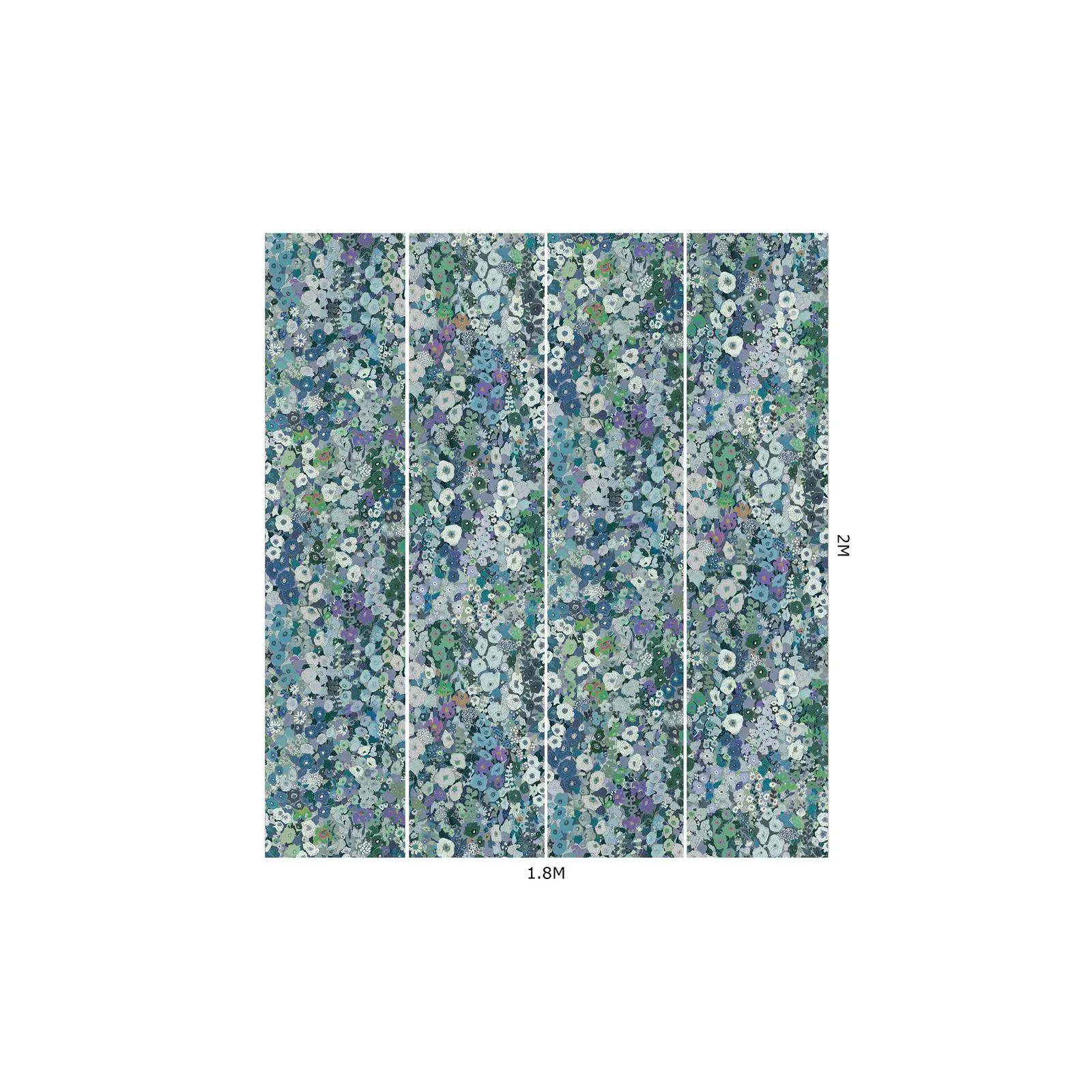 House of Hackney Hollyhocks Wallpaper – Dew | Wallpaper Twins House of Hackney Hollyhocks wallpaper in Dew – SKU 1-WA-HOL-DI-DEW-XXX