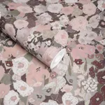 House of Hackney Hollyhocks wallpaper in Earth – SKU 1-WA-HOL-DI-EAR-XXX
