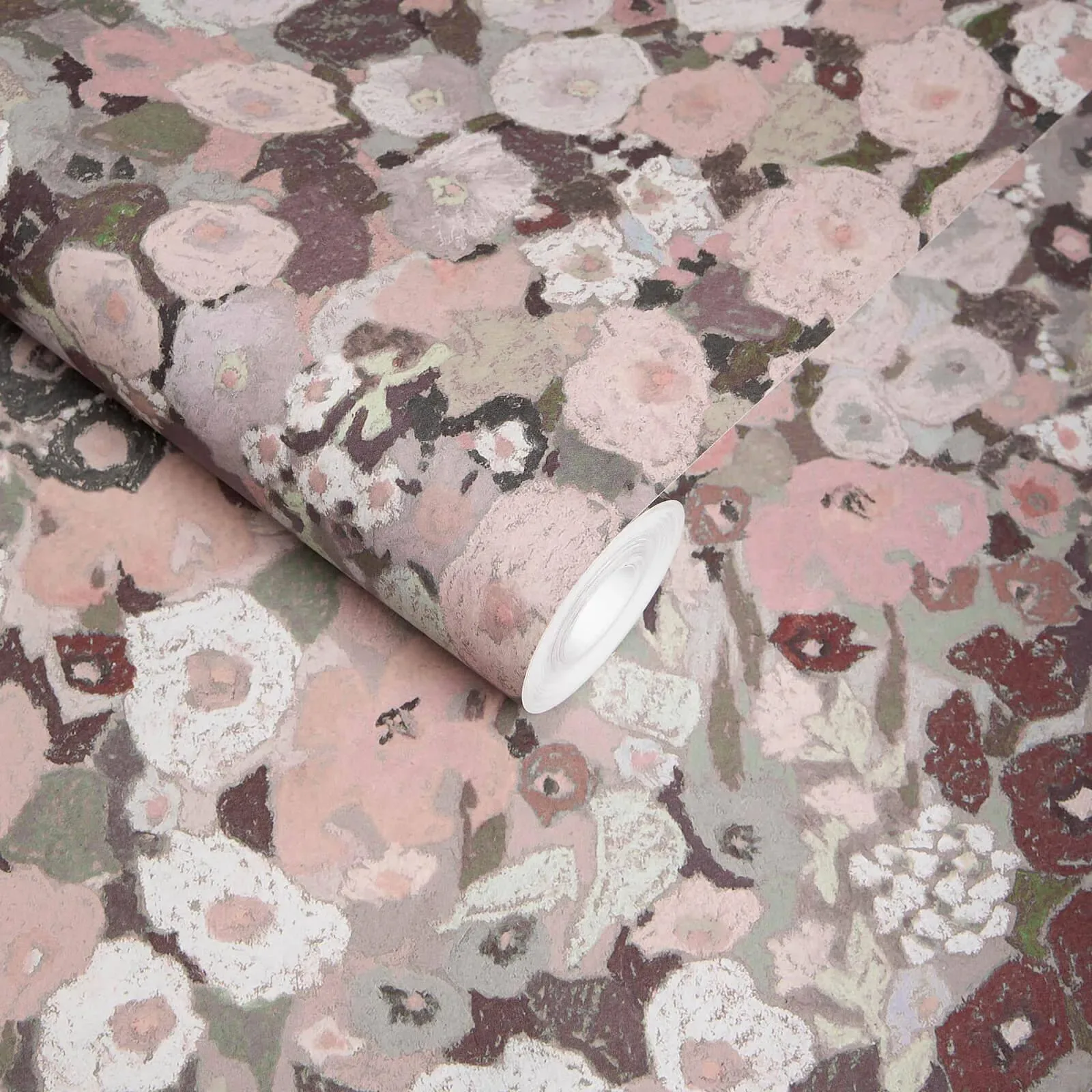 House of Hackney Hollyhocks wallpaper in Earth – SKU 1-WA-HOL-DI-EAR-XXX