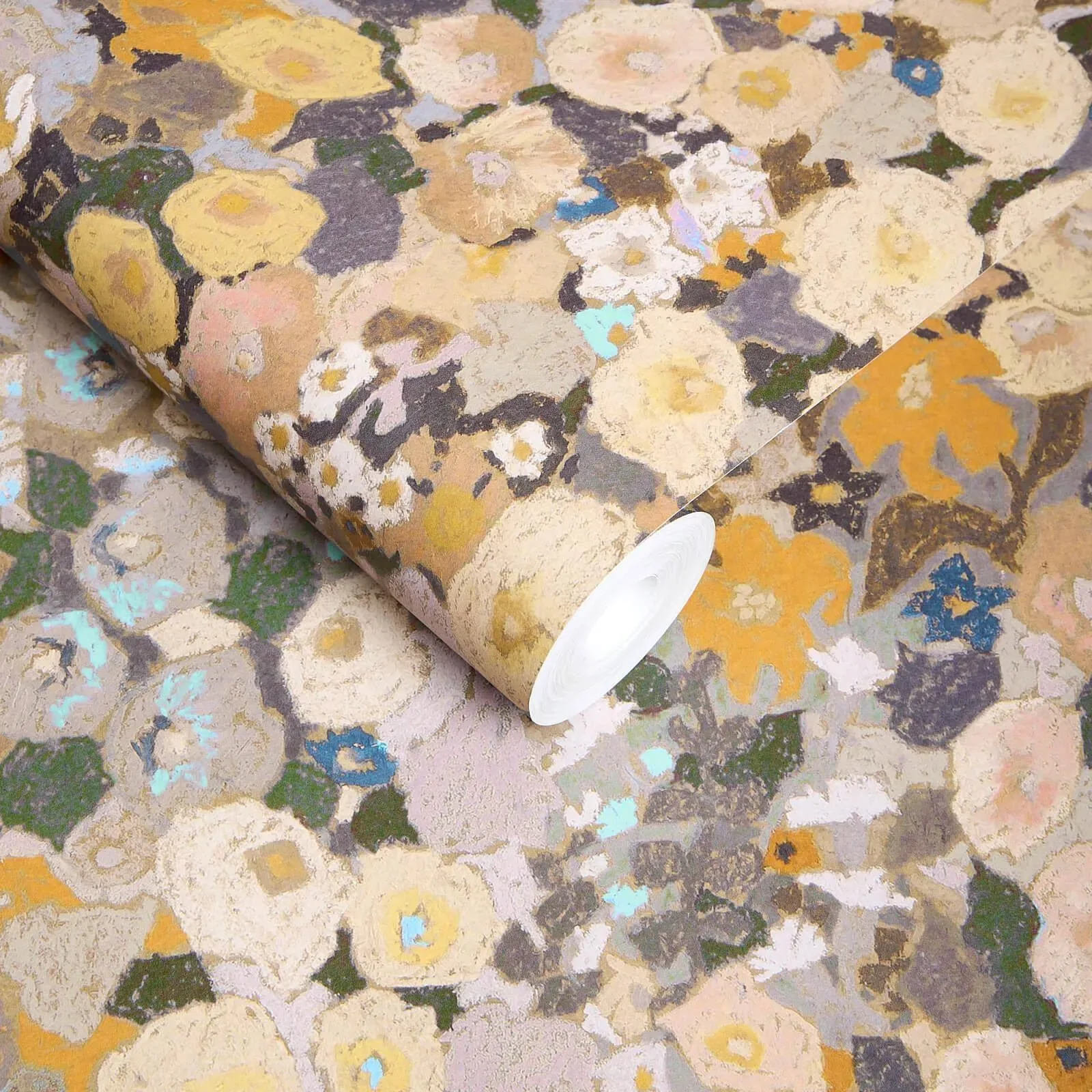House of Hackney Hollyhocks Wallpaper – Flax | Wallpaper Twins House of Hackney Hollyhocks wallpaper in Flax – SKU 1-WA-HOL-DI-FAX-XXX