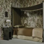 House of Hackney Hollyhocks Wallpaper – Meadow | Wallpaper Twins House of Hackney Hollyhocks wallpaper in Meadow – SKU 1-WA-HOL-DI-MEA-XXX