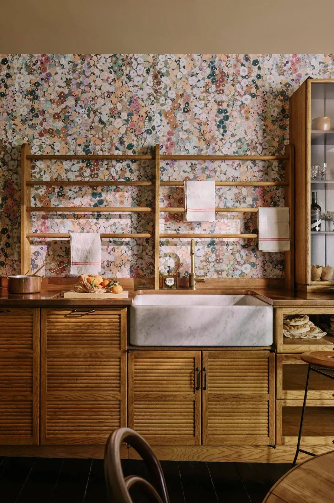 House of Hackney Hollyhocks wallpaper in Prairie – SKU 1-WA-HOL-DI-PRA-XXX