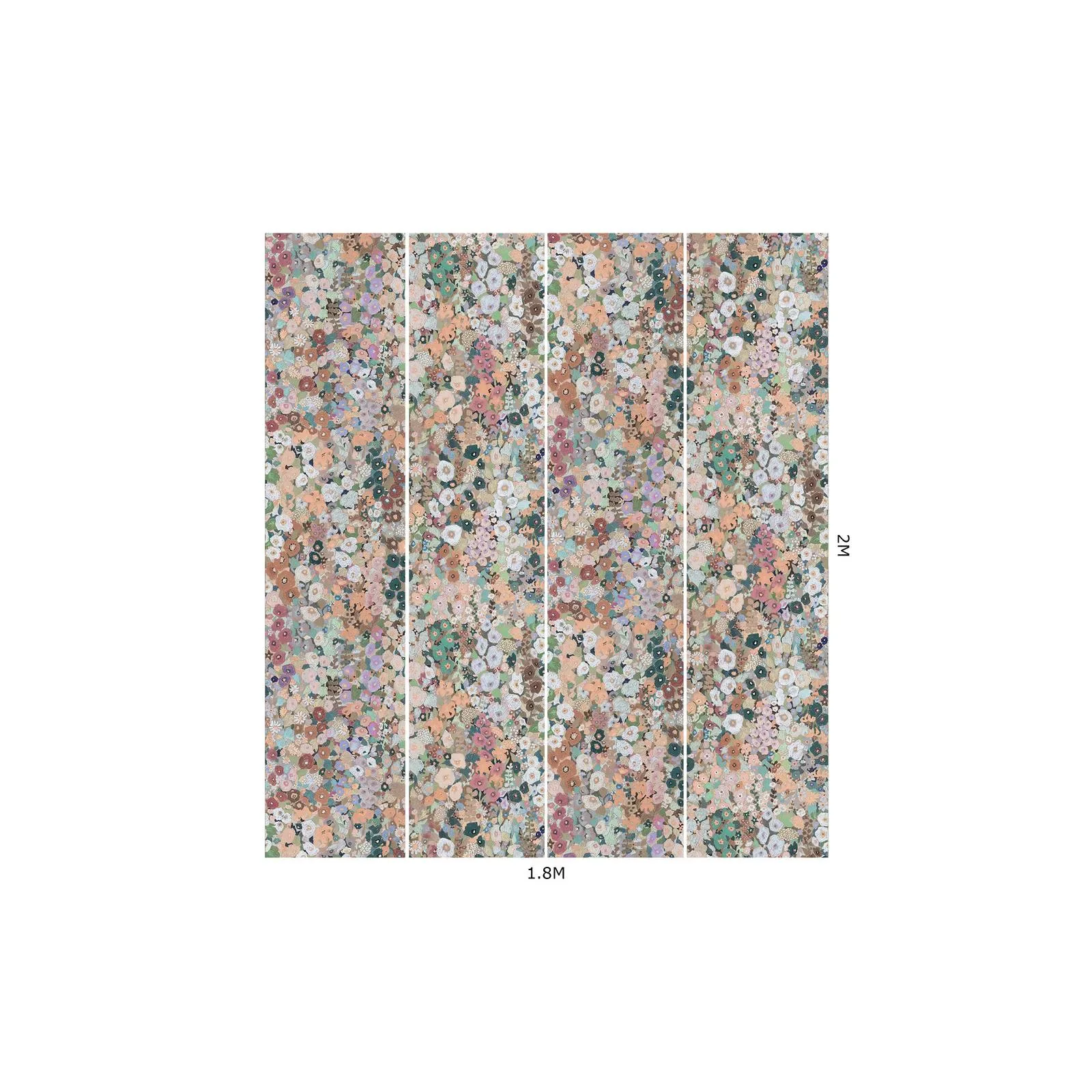 House of Hackney Hollyhocks wallpaper in Prairie – SKU 1-WA-HOL-DI-PRA-XXX