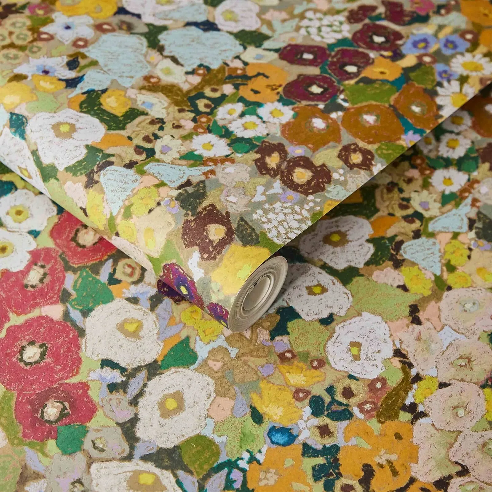 House of Hackney Hollyhocks Wallpaper – Summer | Wallpaper Twins House of Hackney Hollyhocks wallpaper in Summer – SKU 1-WA-HOL-DI-SUM-XXX