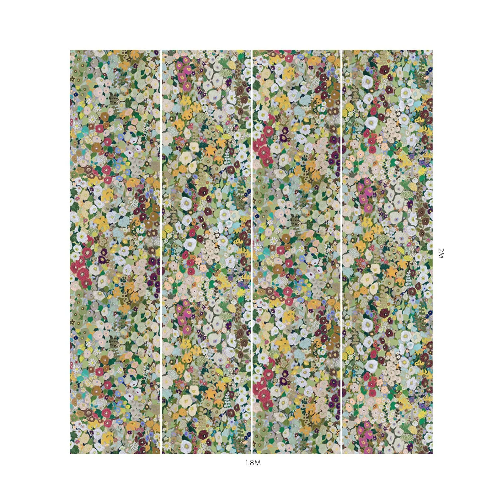 House of Hackney Hollyhocks Wallpaper – Summer | Wallpaper Twins House of Hackney Hollyhocks wallpaper in Summer – SKU 1-WA-HOL-DI-SUM-XXX