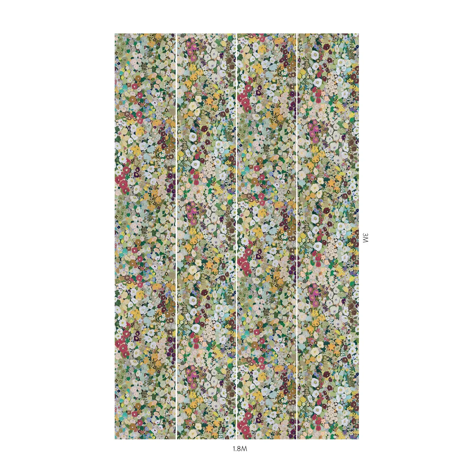 House of Hackney Hollyhocks Wallpaper – Summer | Wallpaper Twins House of Hackney Hollyhocks wallpaper in Summer – SKU 1-WA-HOL-DI-SUM-XXX