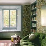 House of Hackney Hollyhocks Wallpaper – Summer | Wallpaper Twins House of Hackney Hollyhocks wallpaper in Summer – SKU 1-WA-HOL-DI-SUM-XXX