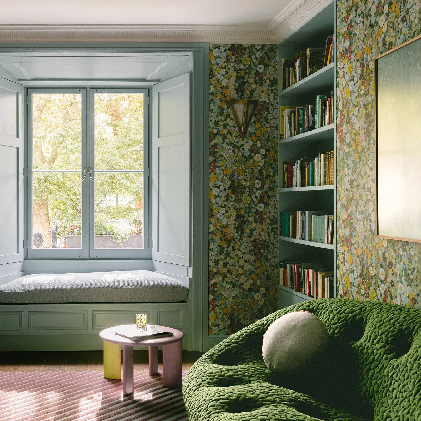 House of Hackney Hollyhocks Wallpaper – Summer | Wallpaper Twins House of Hackney Hollyhocks wallpaper in Summer – SKU 1-WA-HOL-DI-SUM-XXX