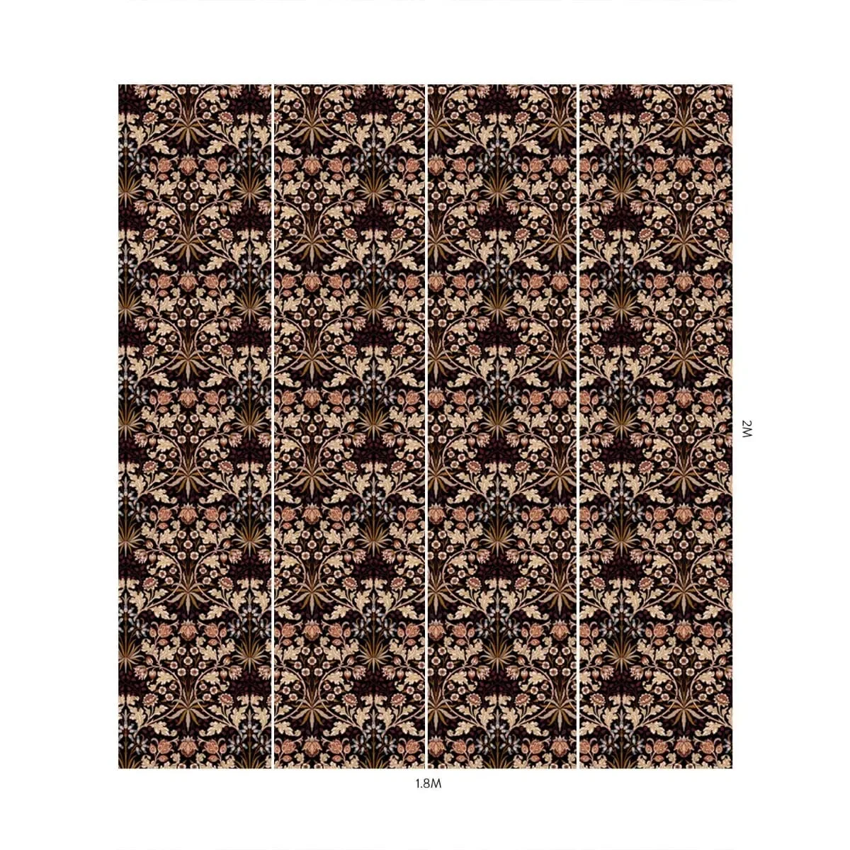 House of Hackney Hyacinth Wallpaper – Black | Wallpaper Twins House of Hackney Hyacinth wallpaper in Black – SKU 1-WA-HYA-DI-BLK-XXX
