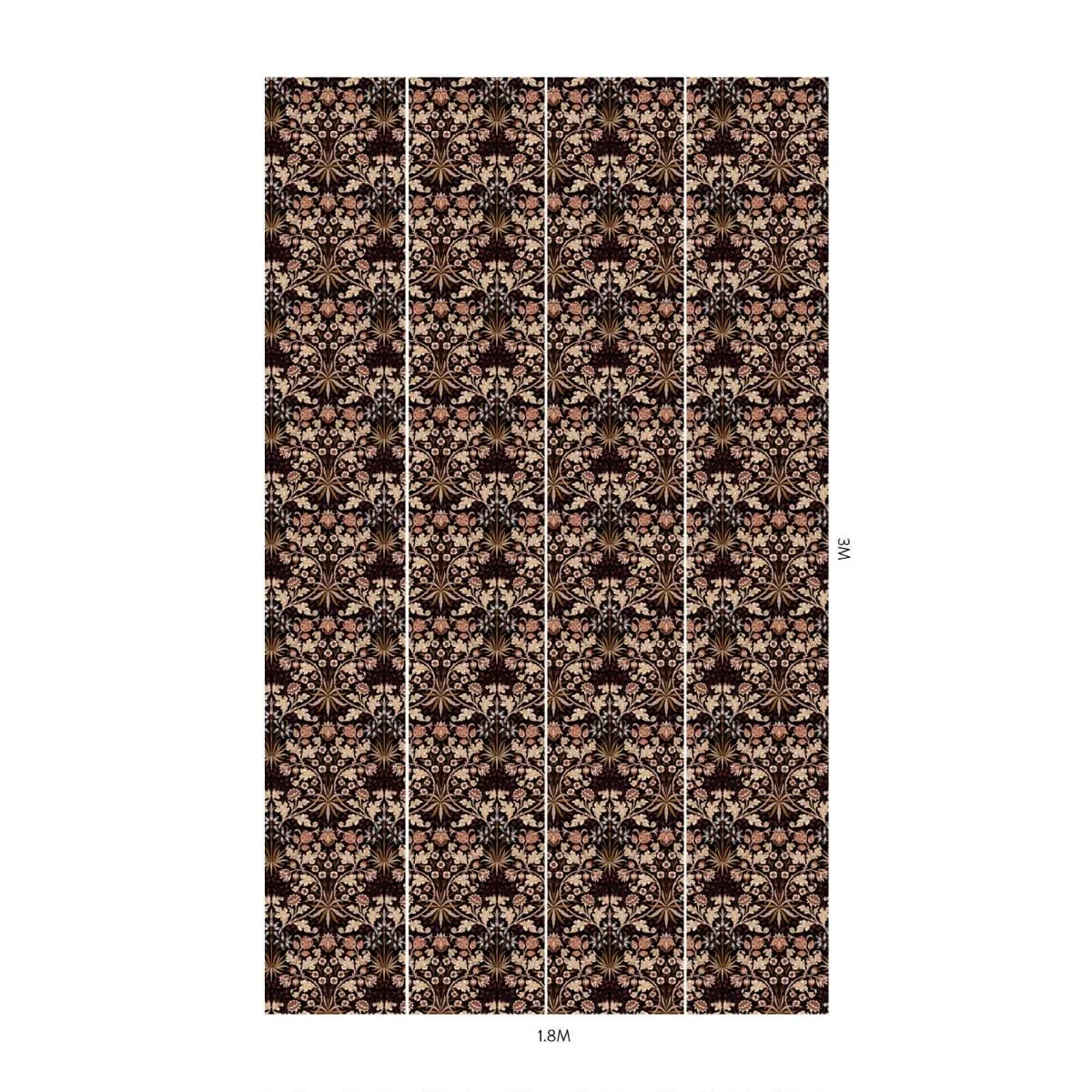 House of Hackney Hyacinth Wallpaper – Black | Wallpaper Twins House of Hackney Hyacinth wallpaper in Black – SKU 1-WA-HYA-DI-BLK-XXX