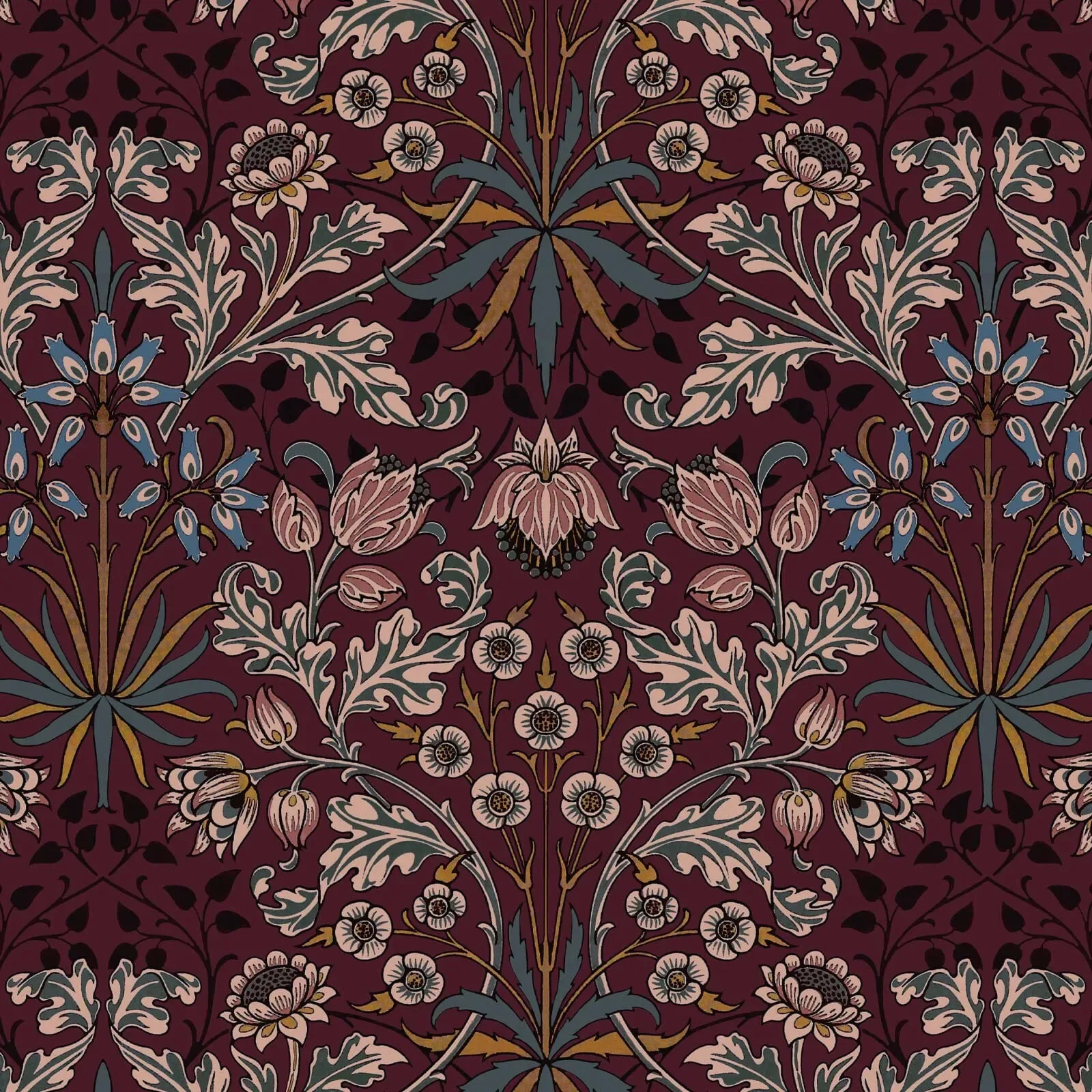 HYACINTH Wallpaper – Mulberry