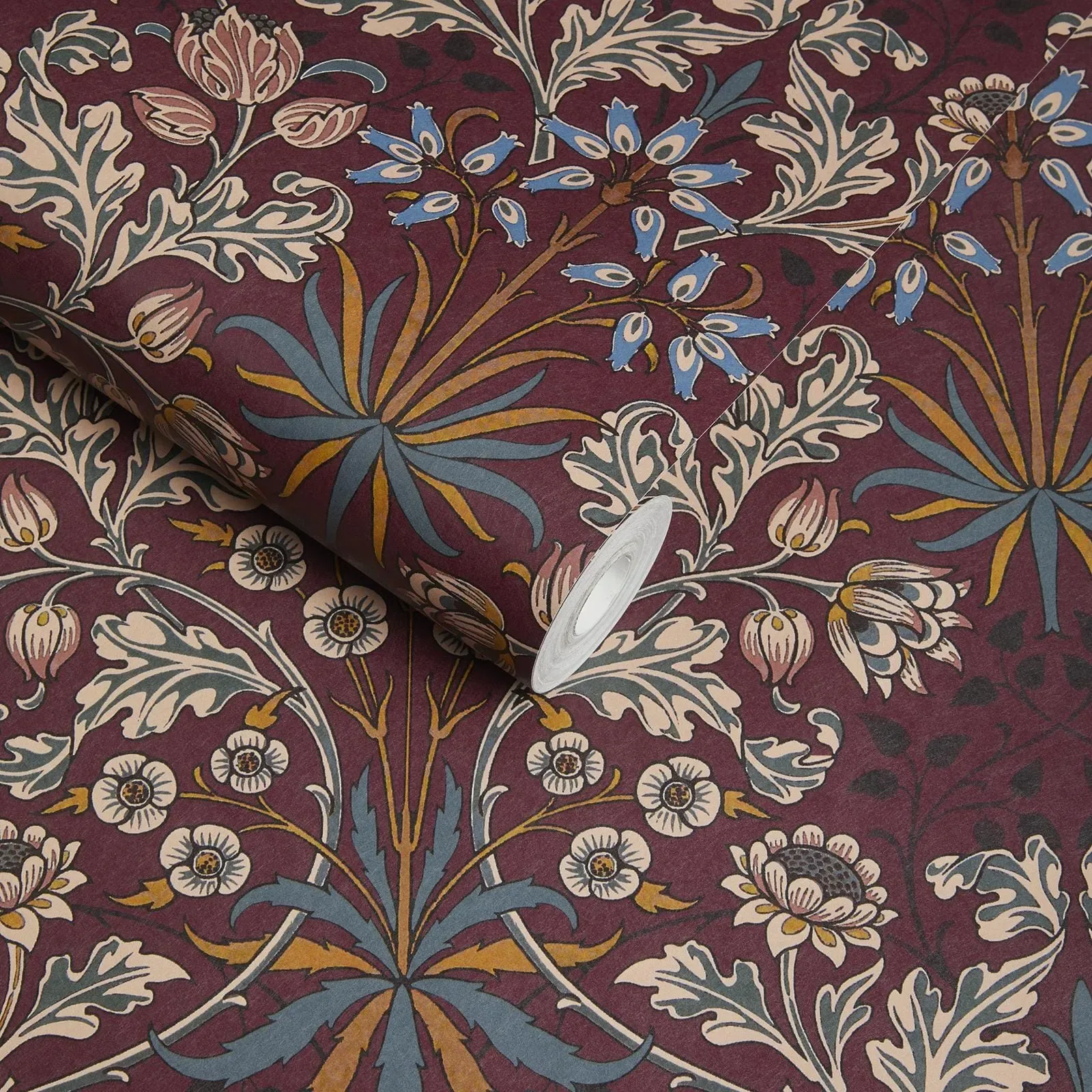 House of Hackney Hyacinth Wallpaper – Mulberry | Wallpaper Twins House of Hackney Hyacinth wallpaper in Mulberry – SKU 1-WA-HYA-DI-MUL-XXX