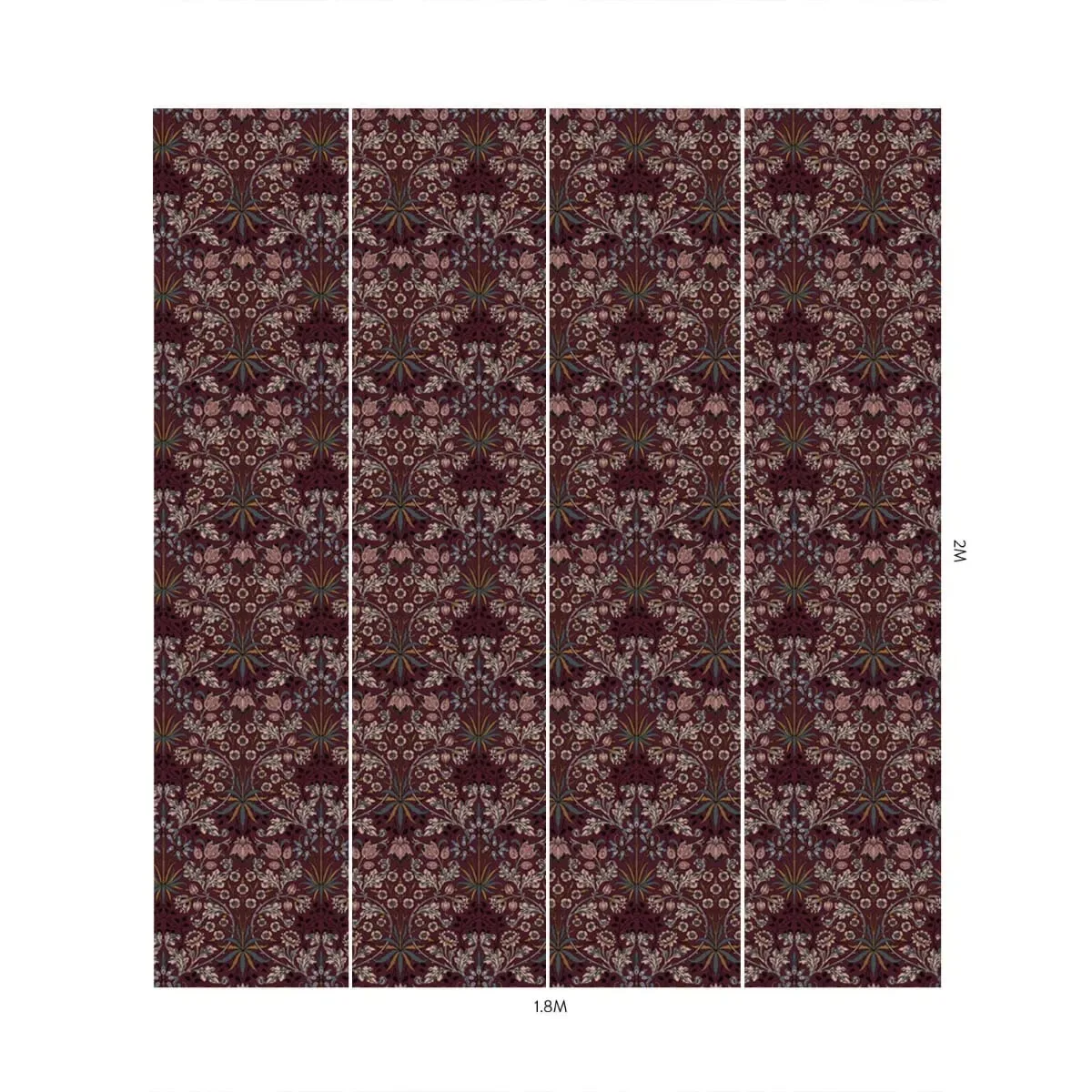 House of Hackney Hyacinth Wallpaper – Mulberry | Wallpaper Twins House of Hackney Hyacinth wallpaper in Mulberry – SKU 1-WA-HYA-DI-MUL-XXX