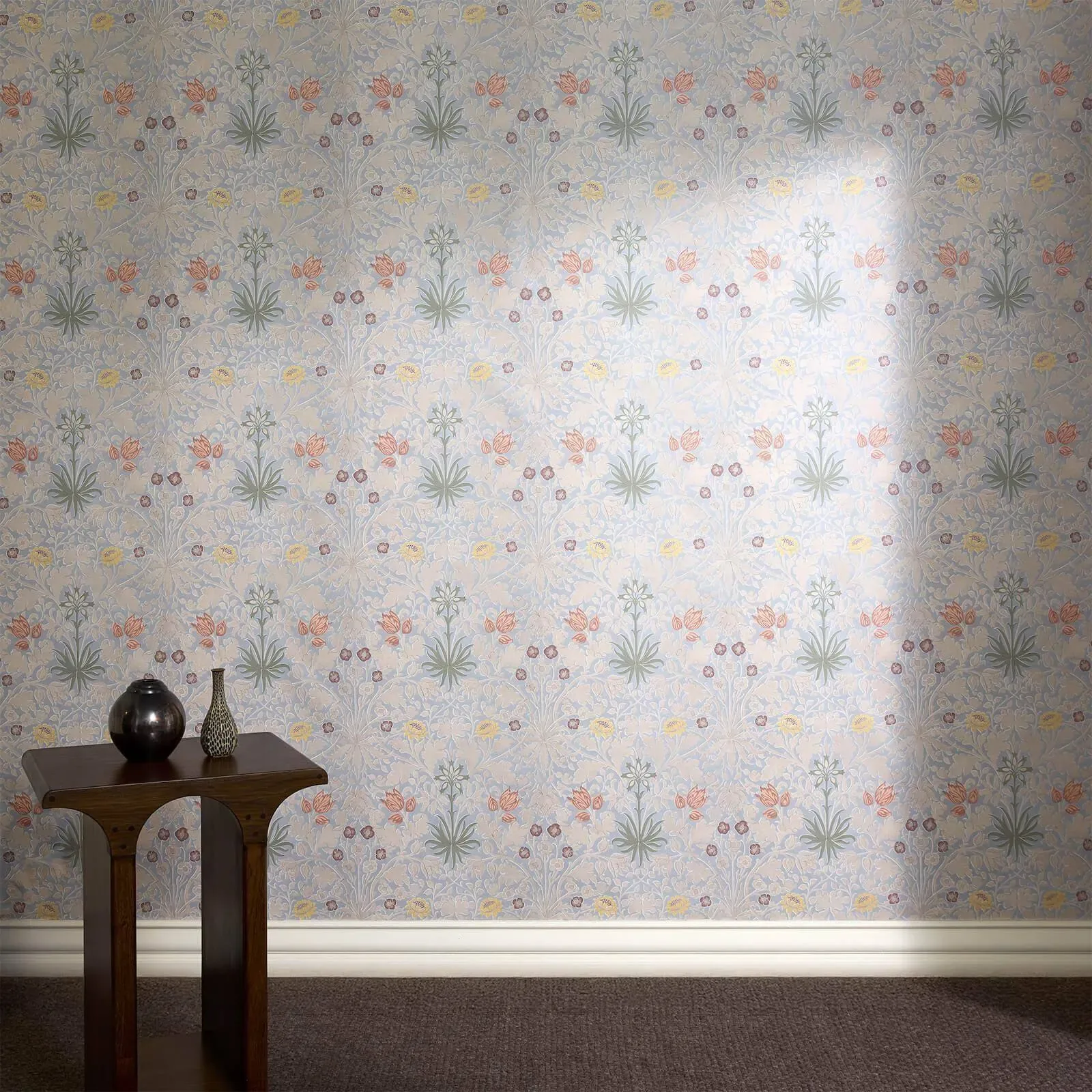 House of Hackney Hyacinth Novellus wallpaper in Byzantine Blue – SKU 1-WA-HYA-DI-BYZ-XXX