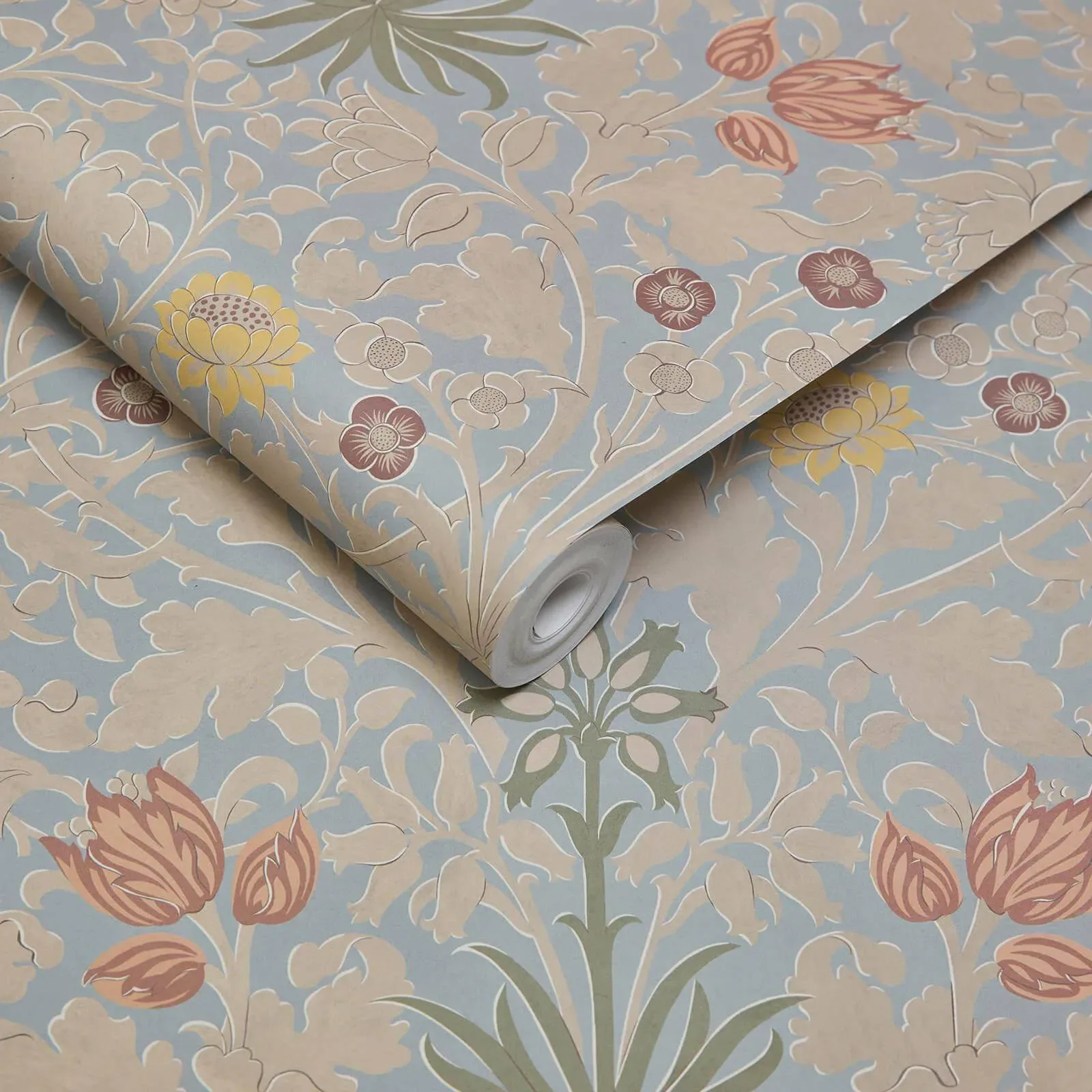 House of Hackney Hyacinth Novellus wallpaper in Byzantine Blue – SKU 1-WA-HYA-DI-BYZ-XXX
