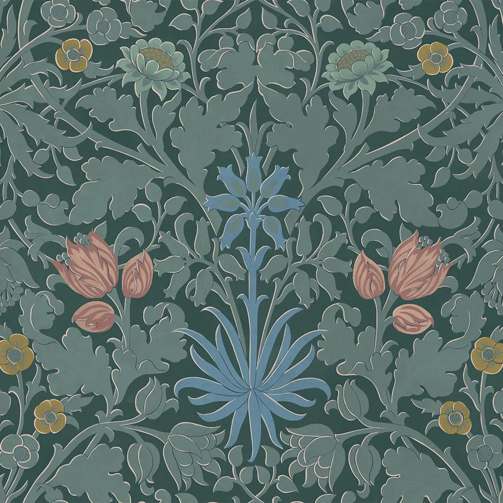HYACINTH NOVELLUS Wallpaper – Euphorbia