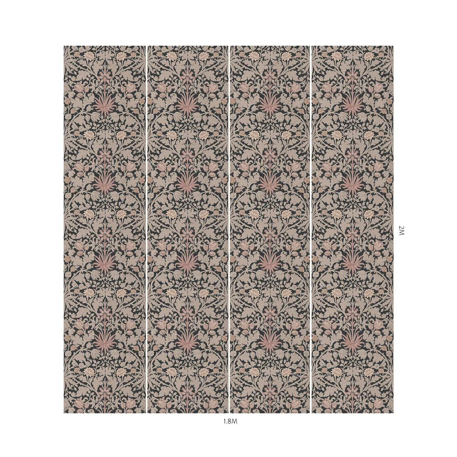 House of Hackney Hyacinth Novellus Wallpaper – Noir | Wallpaper Twins House of Hackney Hyacinth Novellus wallpaper in Noir – SKU 1-WA-HYA-DI-NOI-XXX