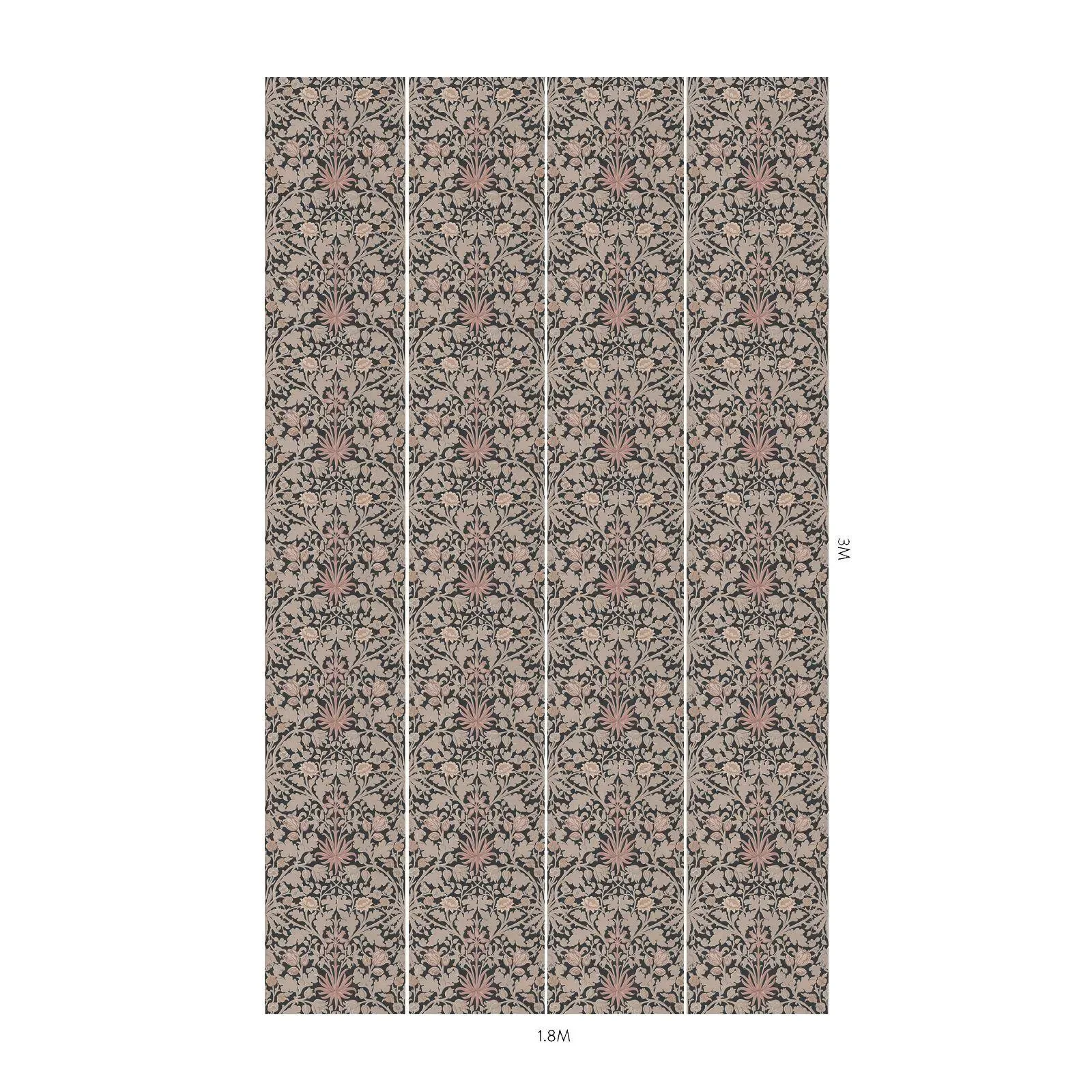 House of Hackney Hyacinth Novellus Wallpaper – Noir | Wallpaper Twins House of Hackney Hyacinth Novellus wallpaper in Noir – SKU 1-WA-HYA-DI-NOI-XXX